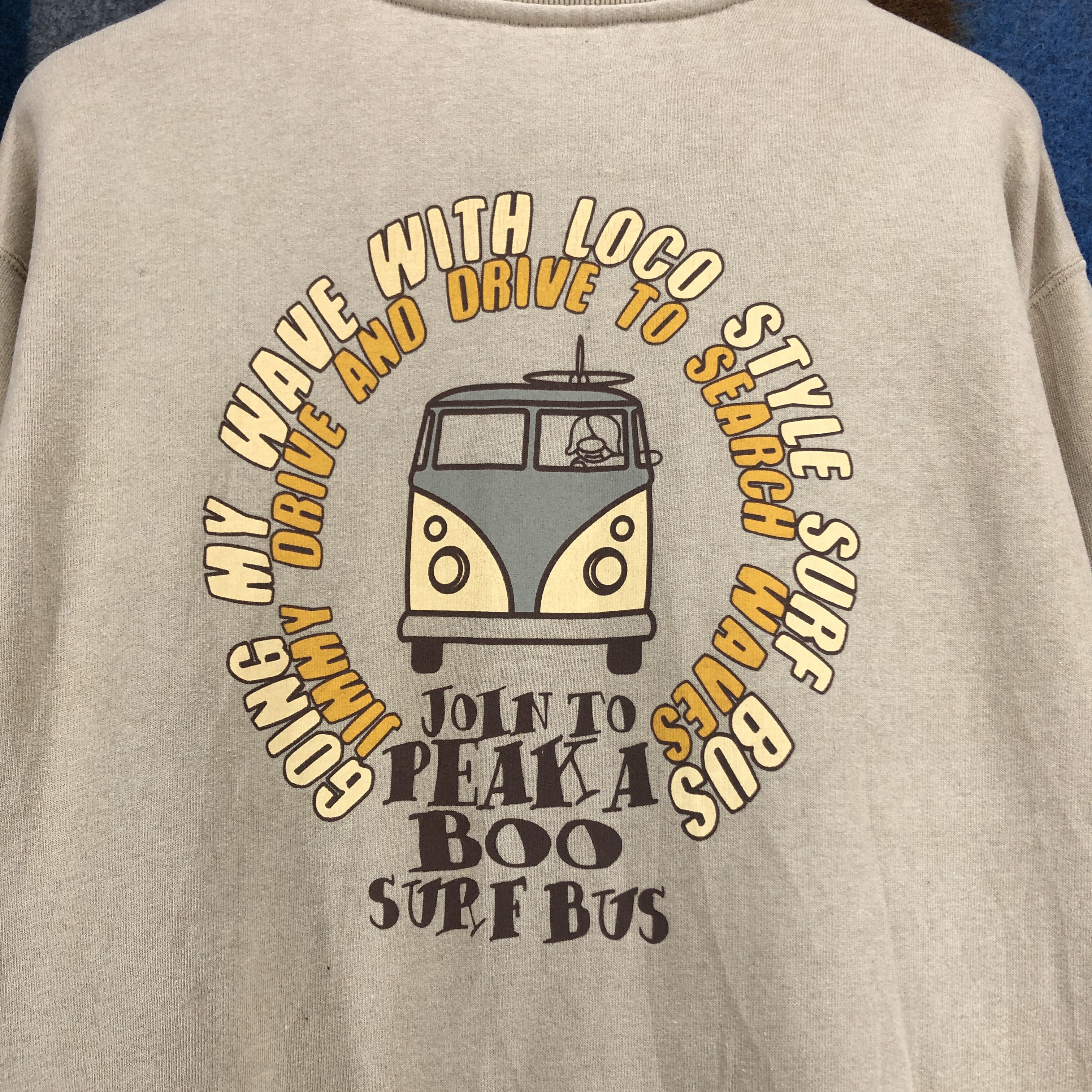 Other SURF BUS by PEAKABOO Crew Neck Sweatshirt #2776-100 Size US M / EU 48-50 / 2 - 2 Thumbnail