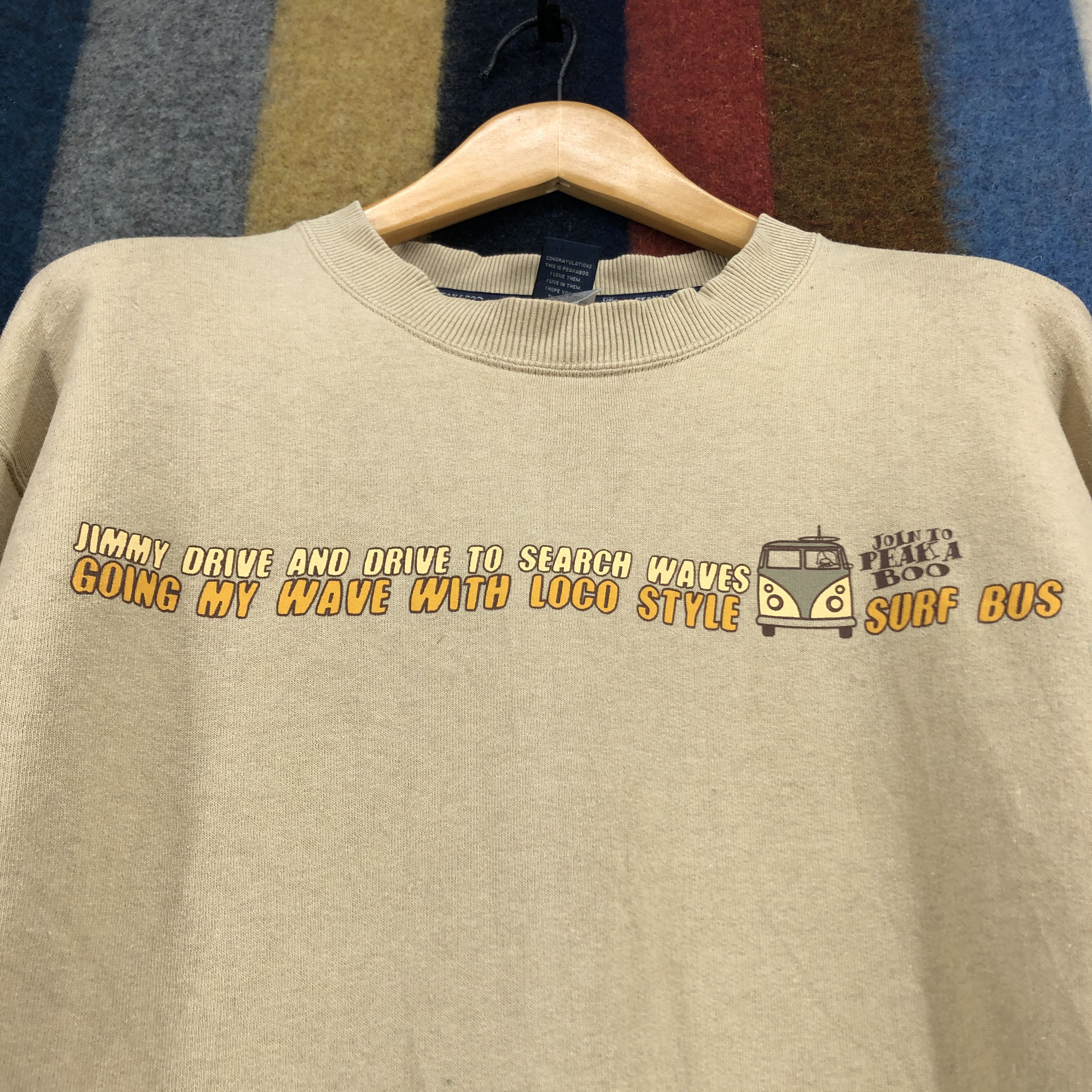 Other SURF BUS by PEAKABOO Crew Neck Sweatshirt #2776-100 Size US M / EU 48-50 / 2 - 4 Thumbnail