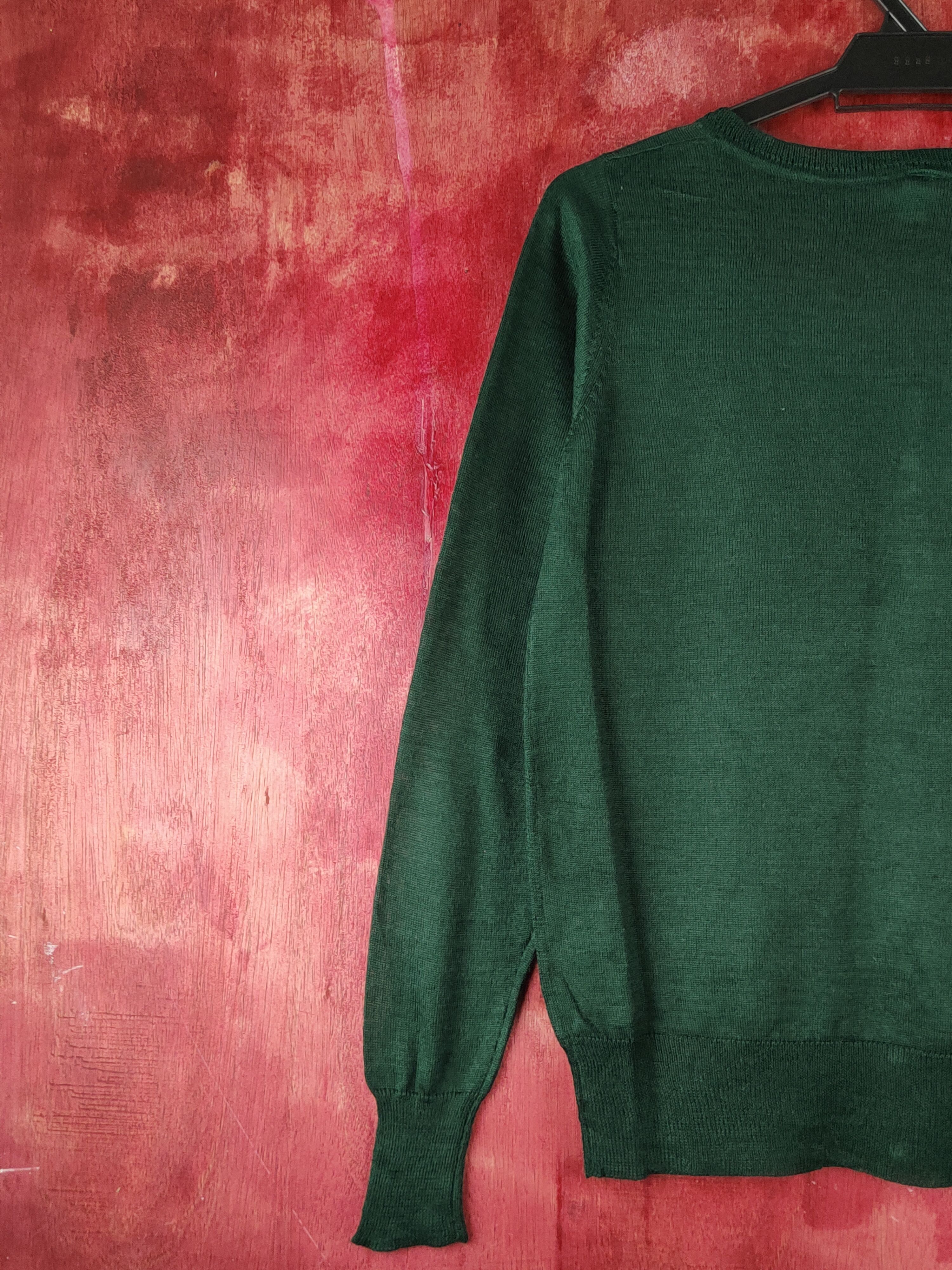 Japanese Brand Vis Emerald Knitwear Cardigan #S1227 Size S / US 4 / IT 40 - 8 Thumbnail