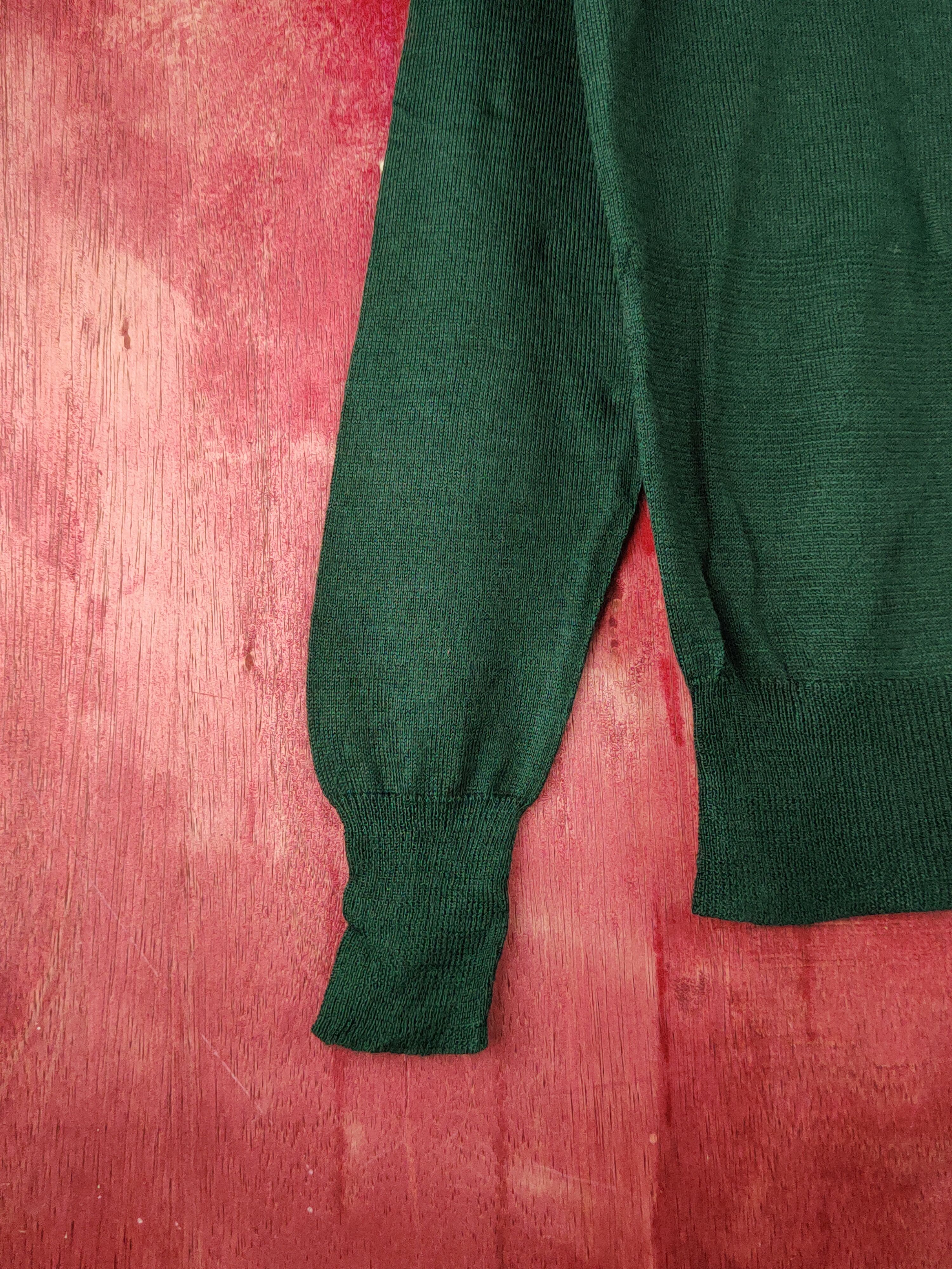 Japanese Brand Vis Emerald Knitwear Cardigan #S1227 Size S / US 4 / IT 40 - 4 Thumbnail