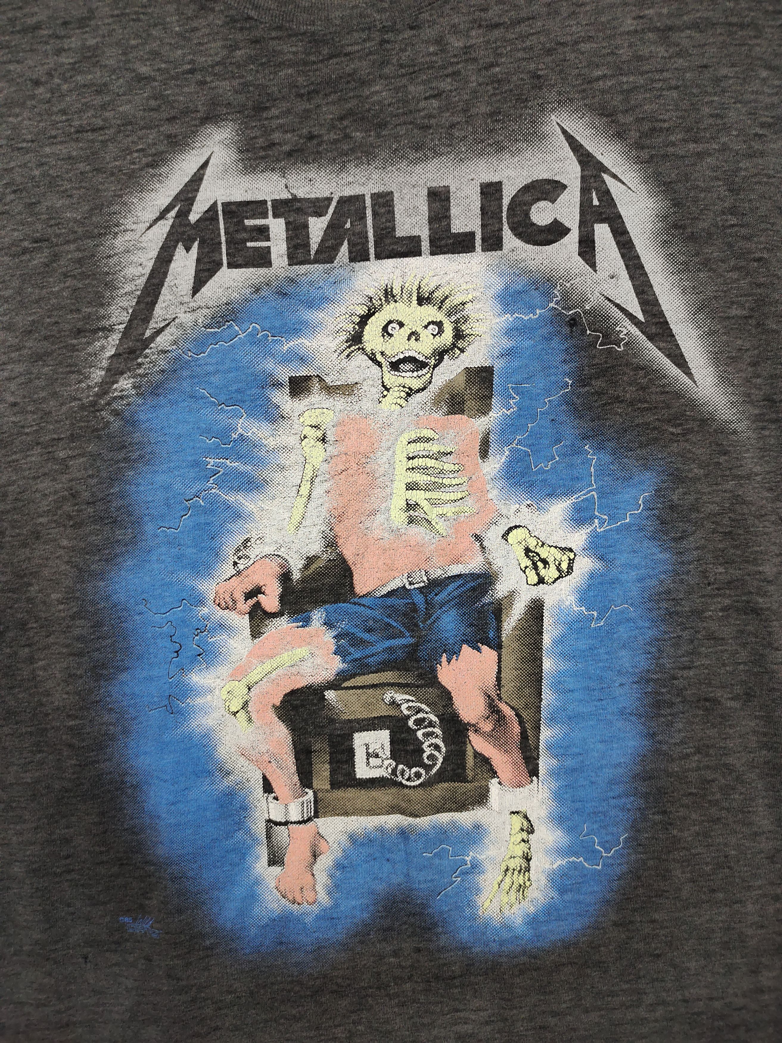 Band Tees Distressed Vintage 1985 Metallica ‘KILL' EM ALL’ band tee Size US M / EU 48-50 / 2 - 2 Thumbnail