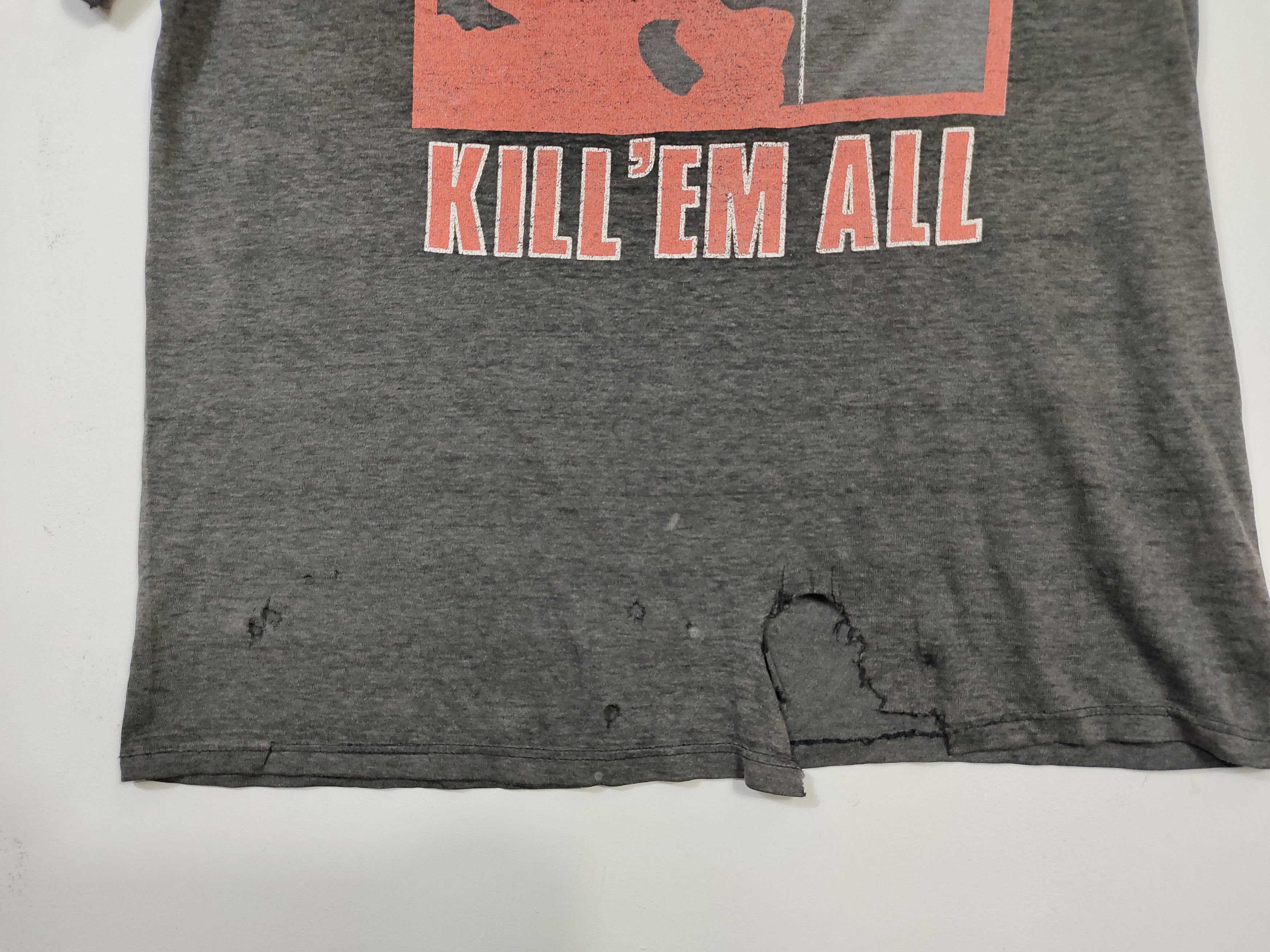 Band Tees Distressed Vintage 1985 Metallica ‘KILL' EM ALL’ band tee Size US M / EU 48-50 / 2 - 12 Thumbnail