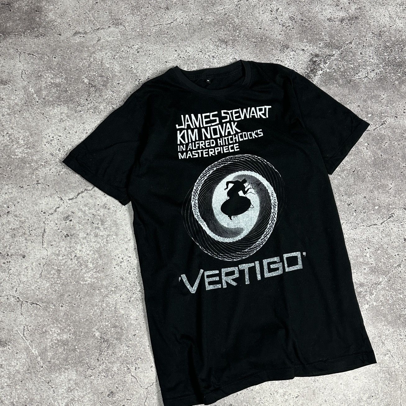 Vintage Vintage 00s Vertigo James Stewart Horror Movie tee og y2k Size US M / EU 48-50 / 2 - 3 Thumbnail