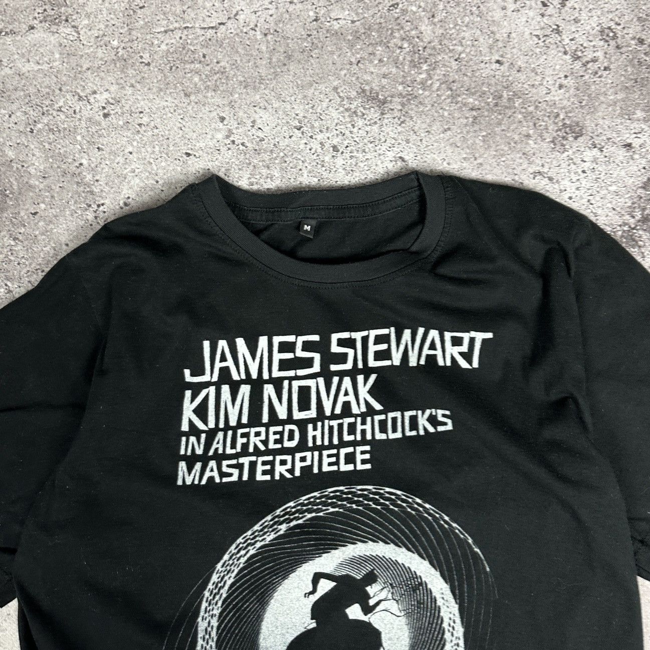 Vintage Vintage 00s Vertigo James Stewart Horror Movie tee og y2k Size US M / EU 48-50 / 2 - 4 Thumbnail