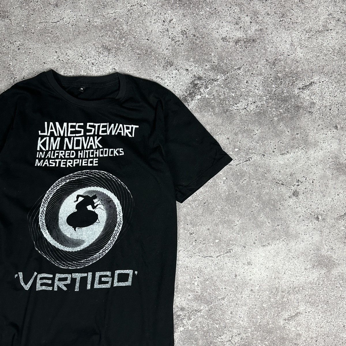 Vintage Vintage 00s Vertigo James Stewart Horror Movie tee og y2k Size US M / EU 48-50 / 2 - 2 Thumbnail