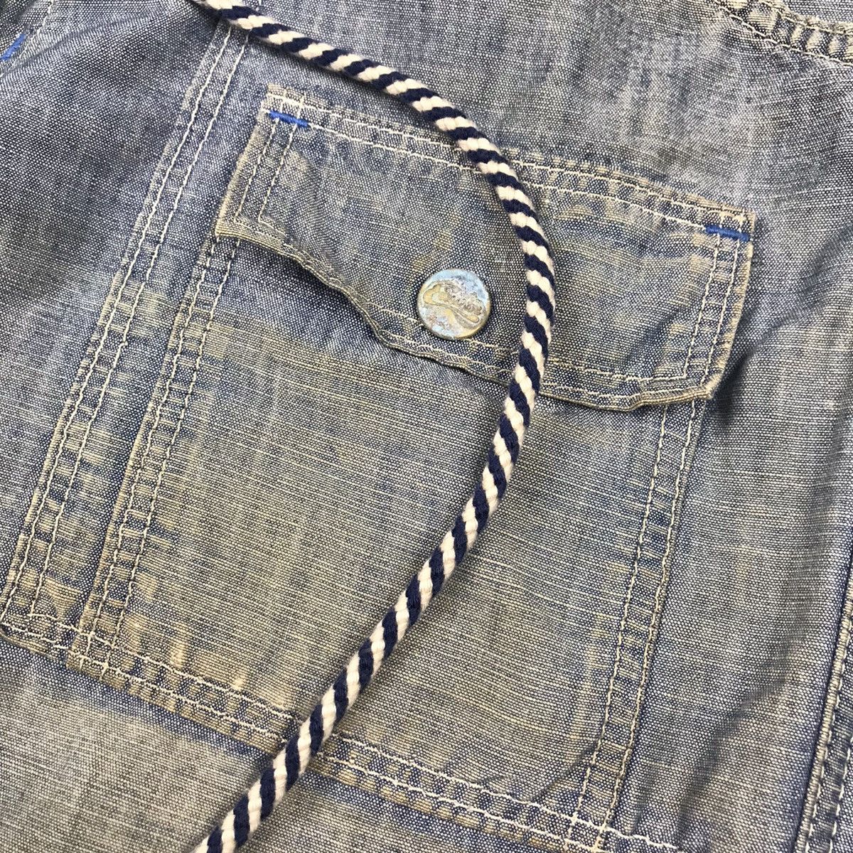 Edwin × Japanese Brand BAGGY EDWIN BUSH PANT DISTRESSED PANTS Size US 34 / EU 50 - 5 Thumbnail