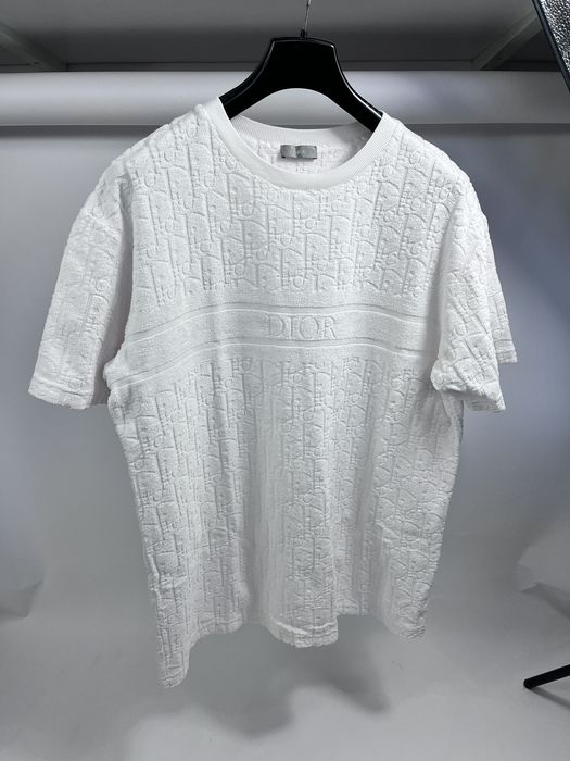 OVERSIZED DIOR OBLIQUE Towel T-shirt, Size:M