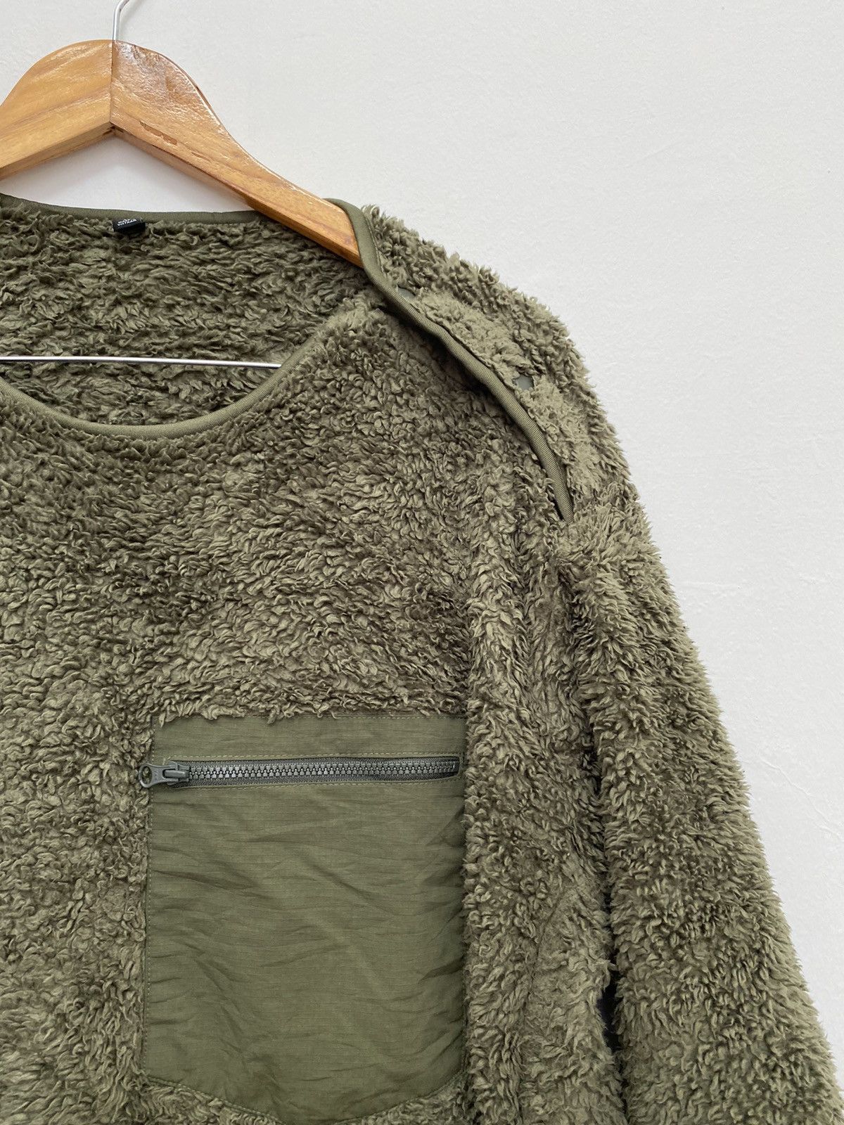 Lemaire × Uniqlo Uniqlo fleece single pocket design army Size US XL / EU 56 / 4 - 5 Thumbnail