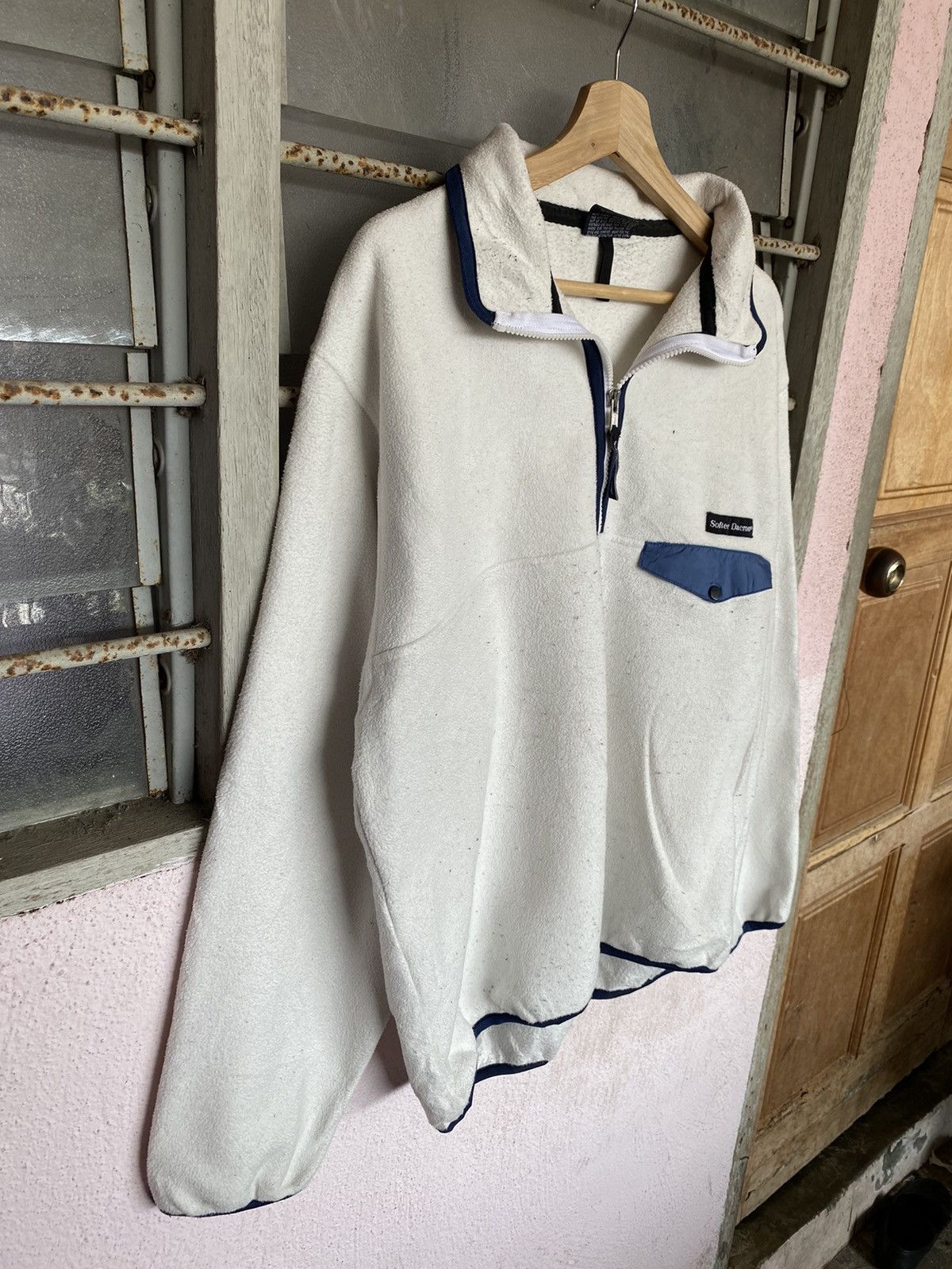 Japanese Brand ⚡️Steals⚡️ Softee Dacron fleece Pullover Zipper Size US L / EU 52-54 / 3 - 4 Thumbnail