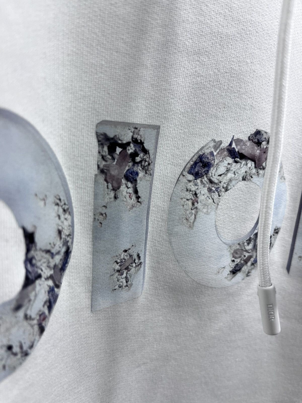 Daniel Arsham × Dior DIOR x DANIEL ARSHAM OVERSIZED COTTON HOODIE SIZE: M Size US M / EU 48-50 / 2 - 3 Thumbnail