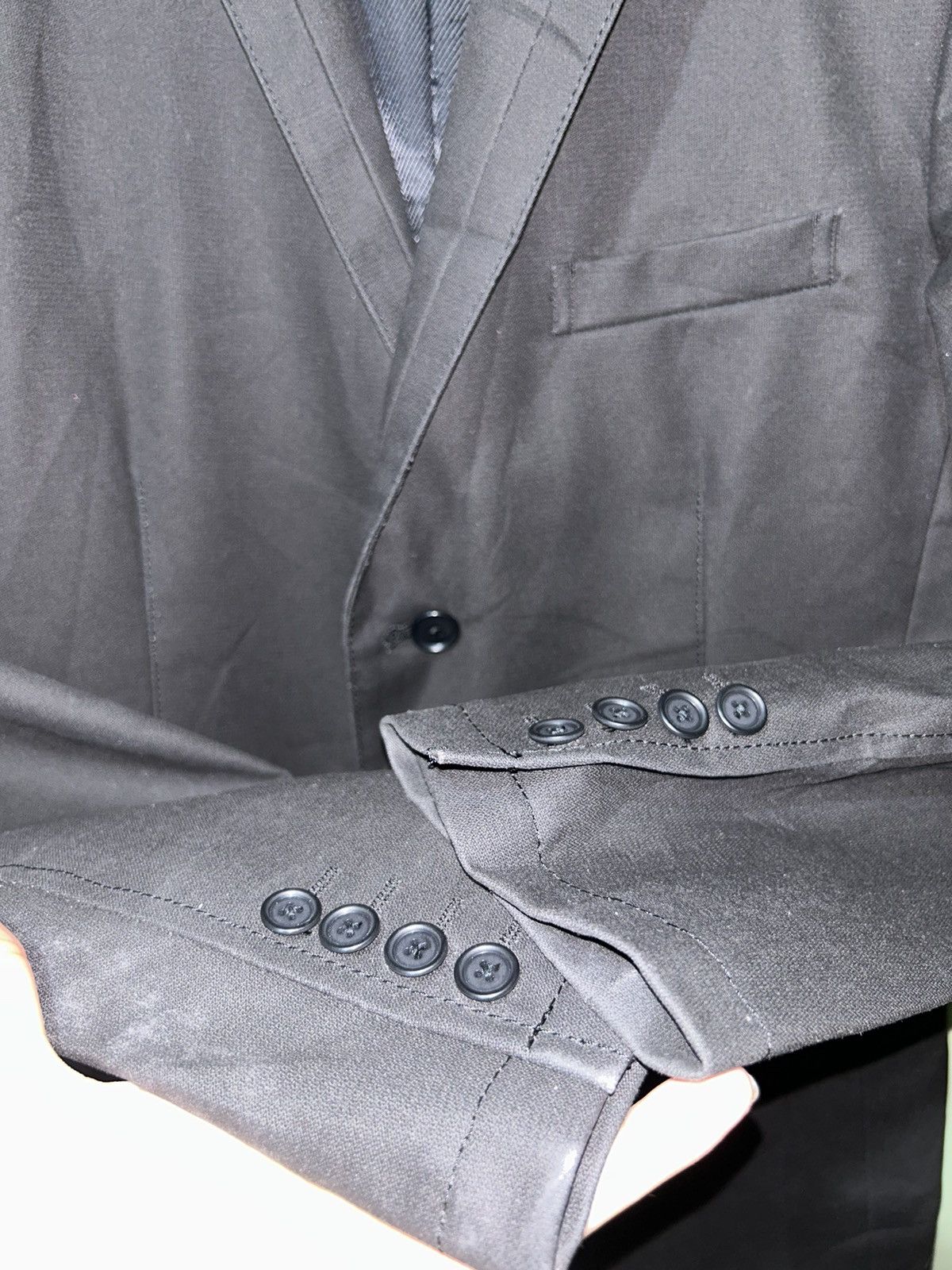 ABAHOUSE Japanese❤️ Aba House Blazer Jacket Like Canvas Materials Size 40R - 3 Thumbnail
