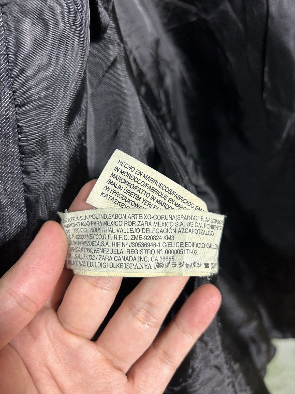 Zara Denim Blazer Jacket