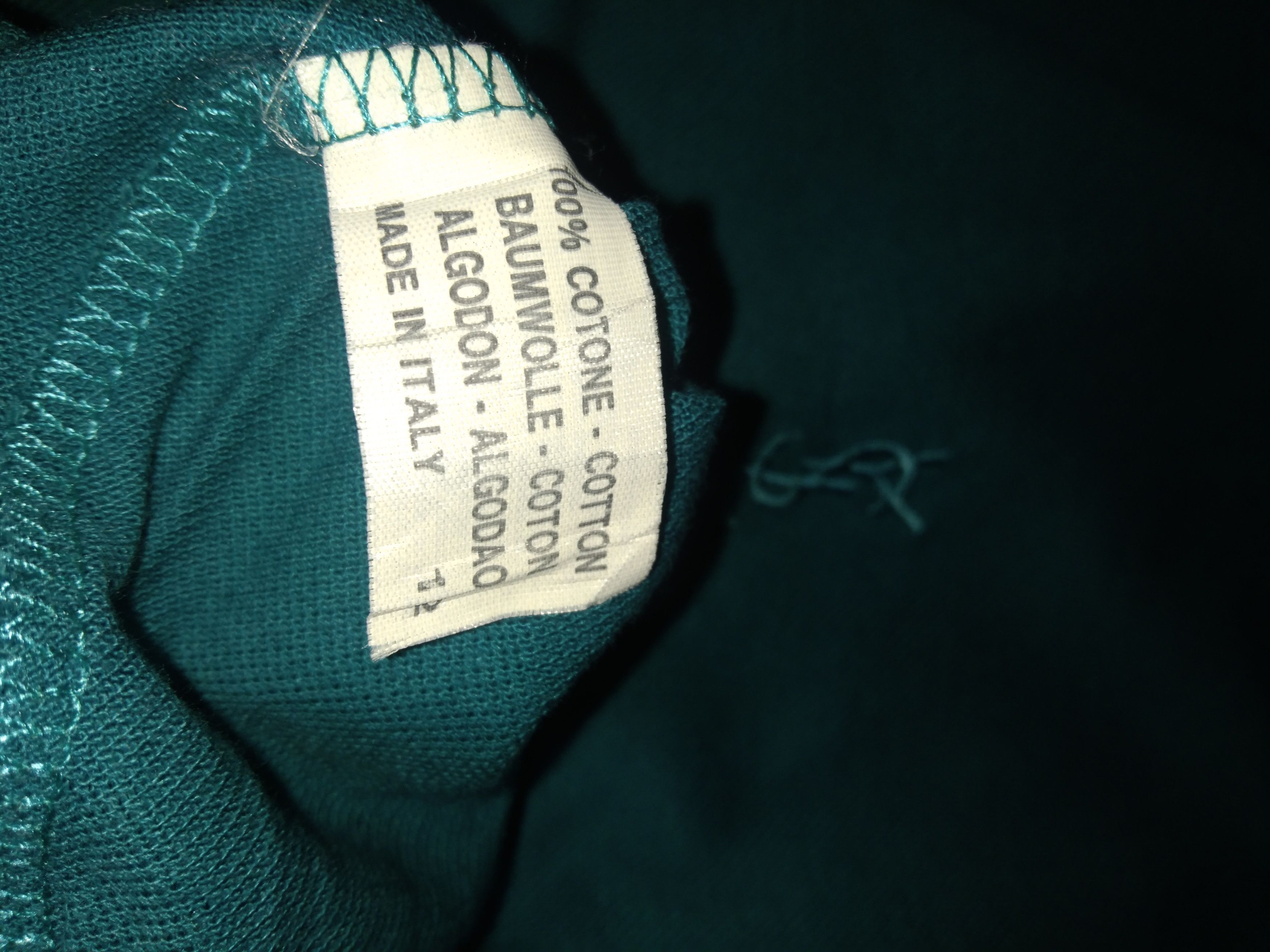 Yves Saint Laurent Yves Saint Laurent Turqoise Longsleeve Polo Size US L / EU 52-54 / 3 - 6 Thumbnail