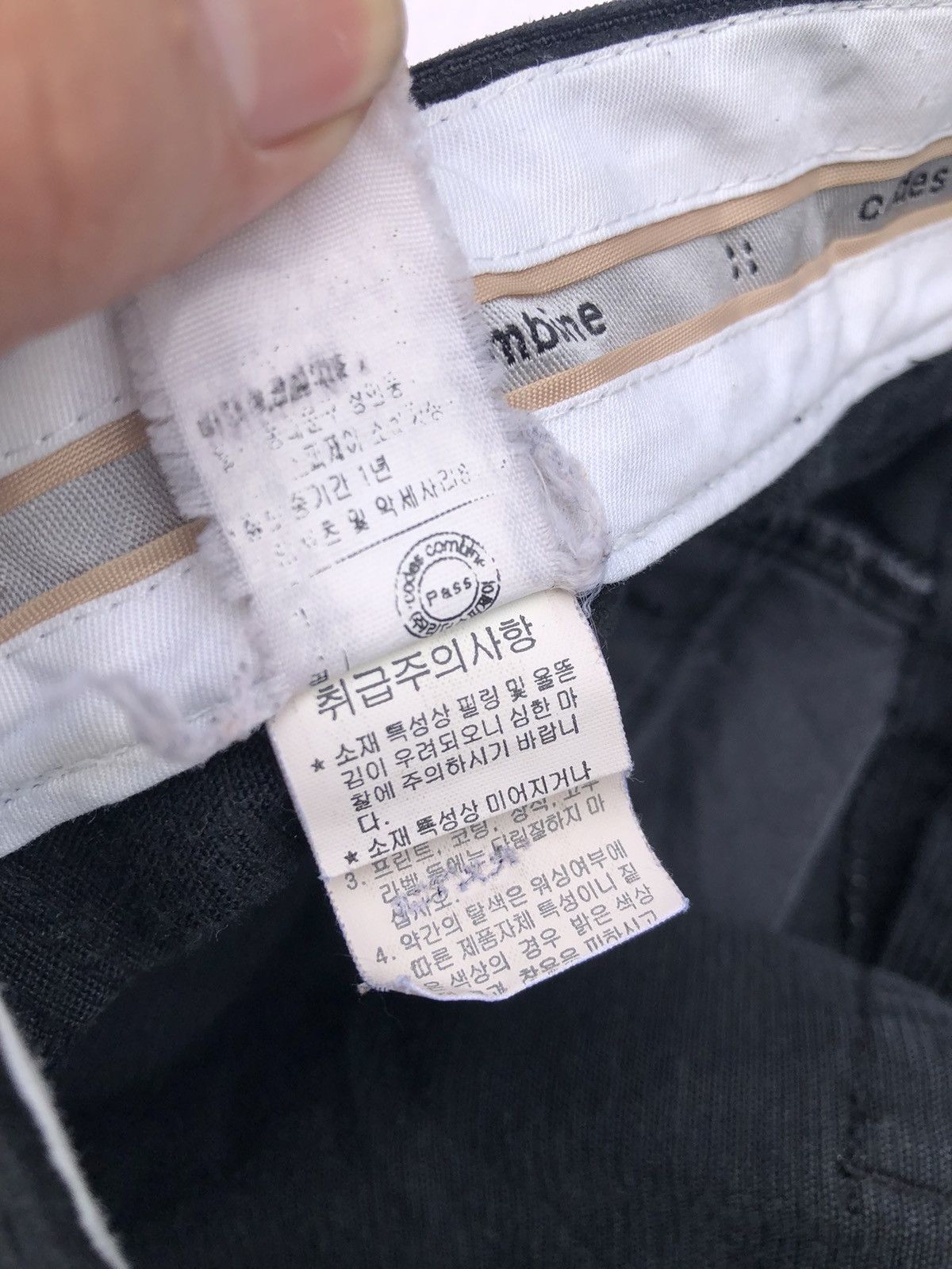 Hysteric Glamour × Japanese Brand × PPFM PPFM Double Waist Codes Combine Corduroy Pants Size US 30 / EU 46 - 11 Thumbnail