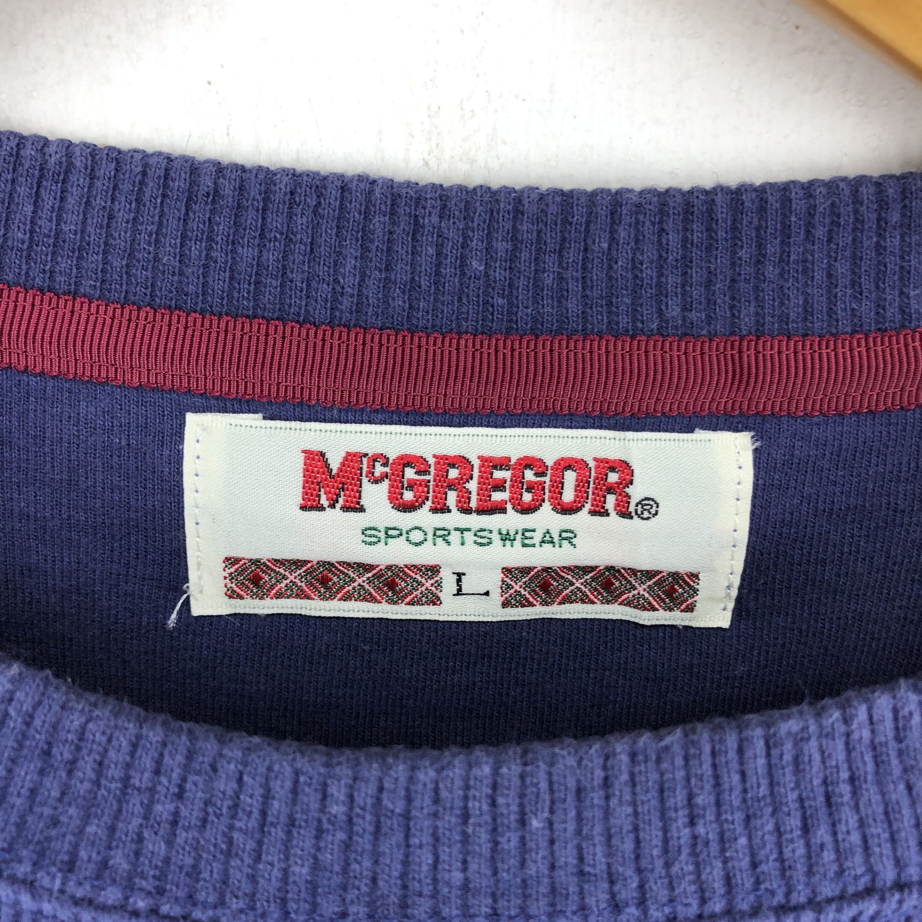 McGregor MCGREGOR Crew Neck Sweatshirt #2210-76 Size US M / EU 48-50 / 2 - 3 Thumbnail