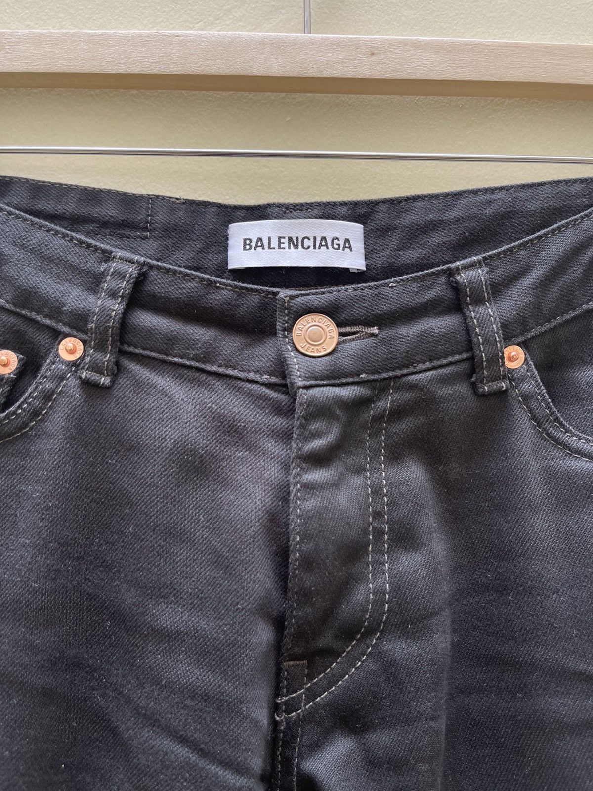 Balenciaga Balenciaga flared denim Size 26" / US 2 / IT 38 - 4 Thumbnail