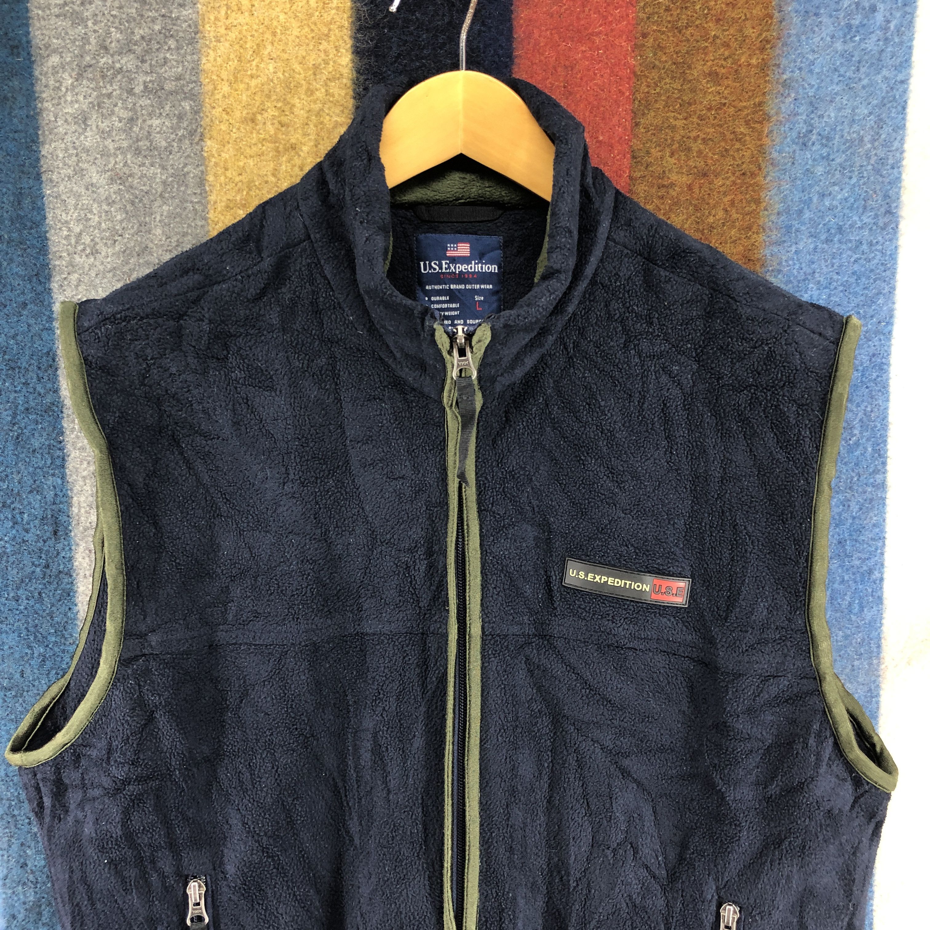 U.S. Expedition U.S EXPEDITION Since 1994 Fleece Vest #041/C Size US M / EU 48-50 / 2 - 2 Thumbnail