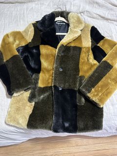 Supreme Faux Fur Coat | Grailed