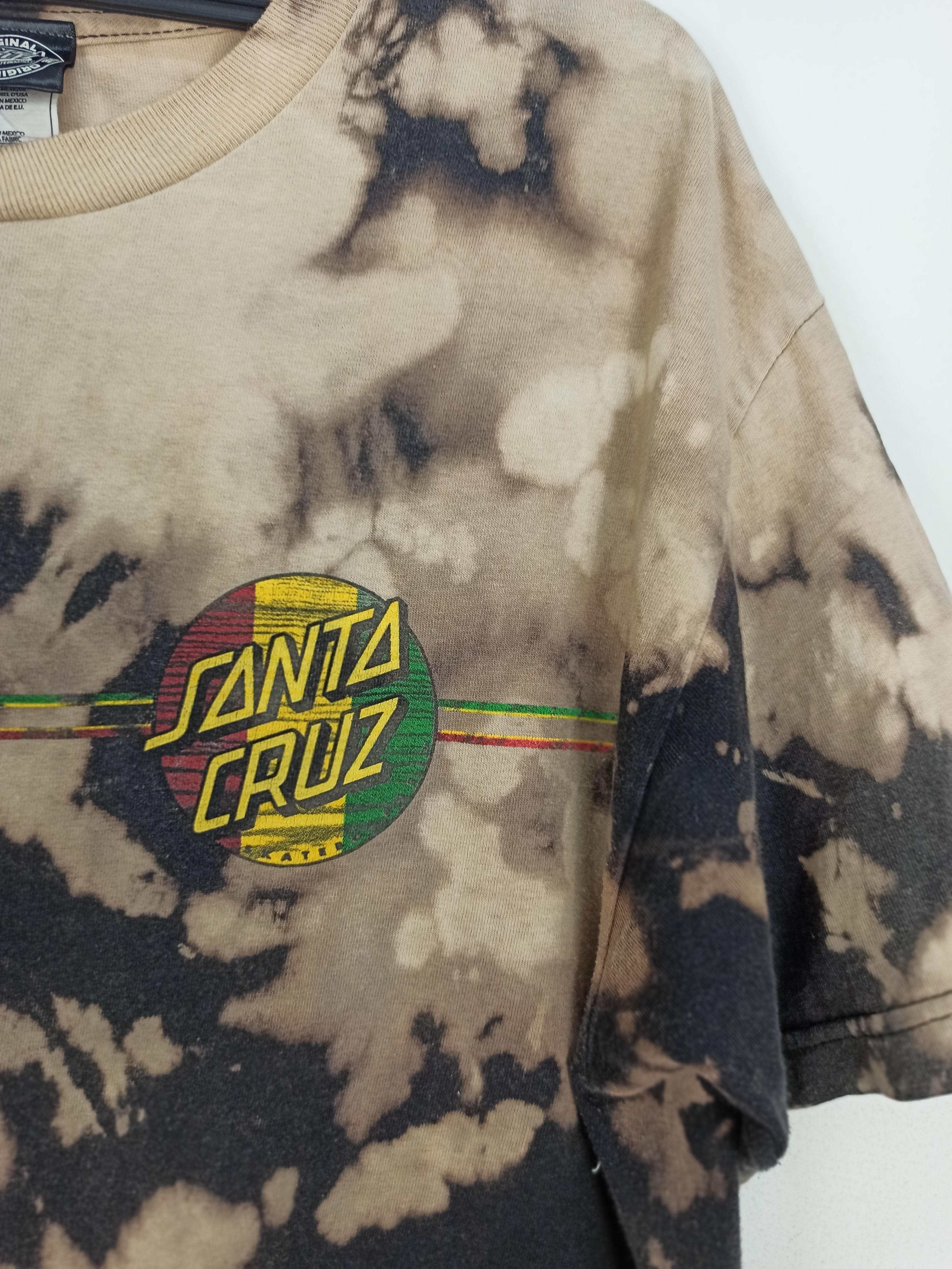 Santa Cruz Skateboards Vintage Santa Cruz big logo tee Asid Wash Design (c50) Size US L / EU 52-54 / 3 - 3 Thumbnail