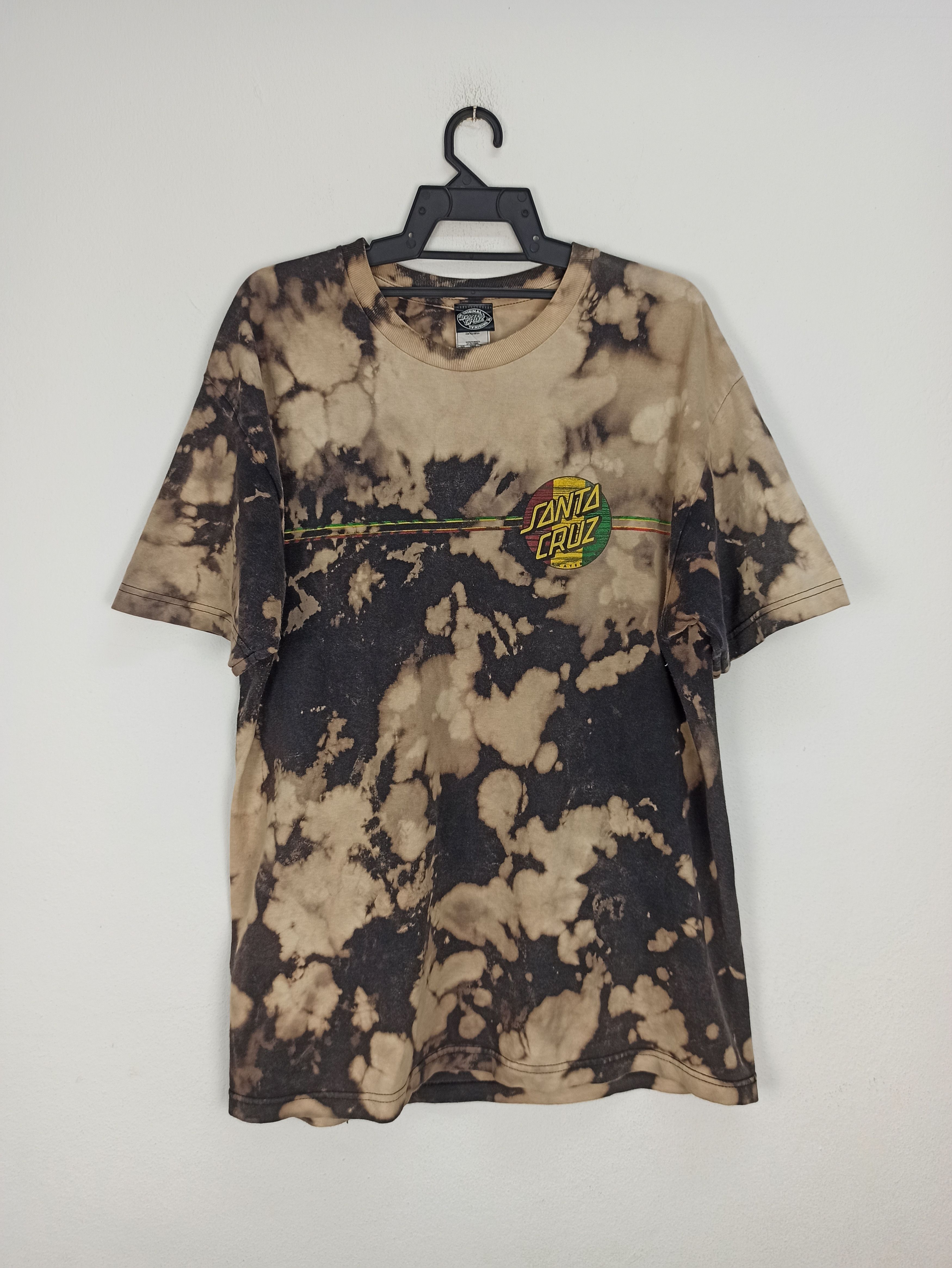 Santa Cruz Skateboards Vintage Santa Cruz big logo tee Asid Wash Design (c50) Size US L / EU 52-54 / 3 - 5 Thumbnail