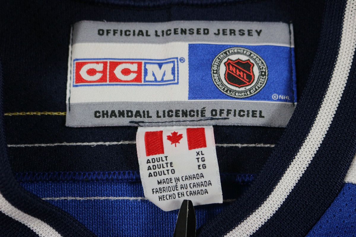 NHL × Vintage 90s Vintage Jazz Hockey Jersey Size US XL / EU 56 / 4 - 4 Thumbnail