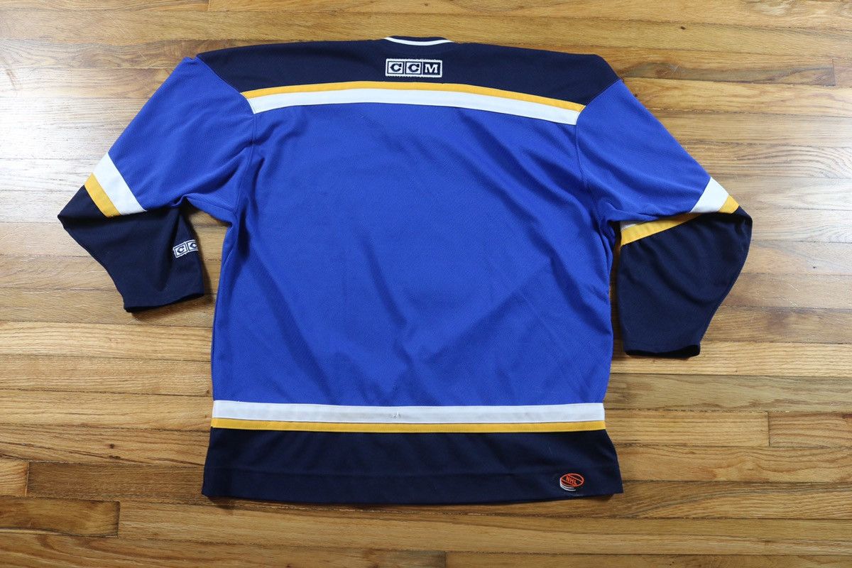 NHL × Vintage 90s Vintage Jazz Hockey Jersey Size US XL / EU 56 / 4 - 3 Thumbnail