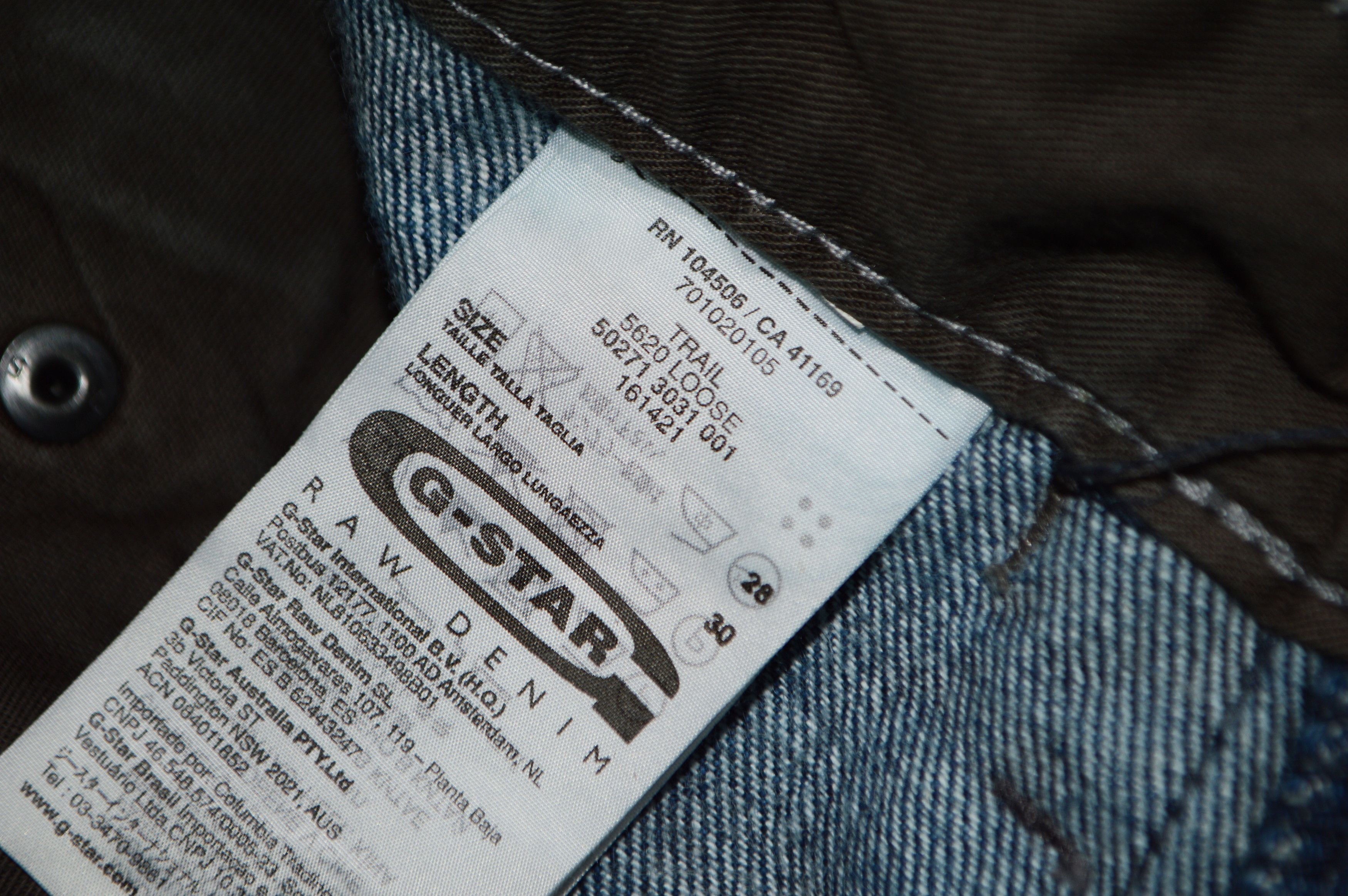 G-Star G-Star RAW Trail 5620 Loose Denim Jeans Size US 28 / EU 44 - 7 Thumbnail