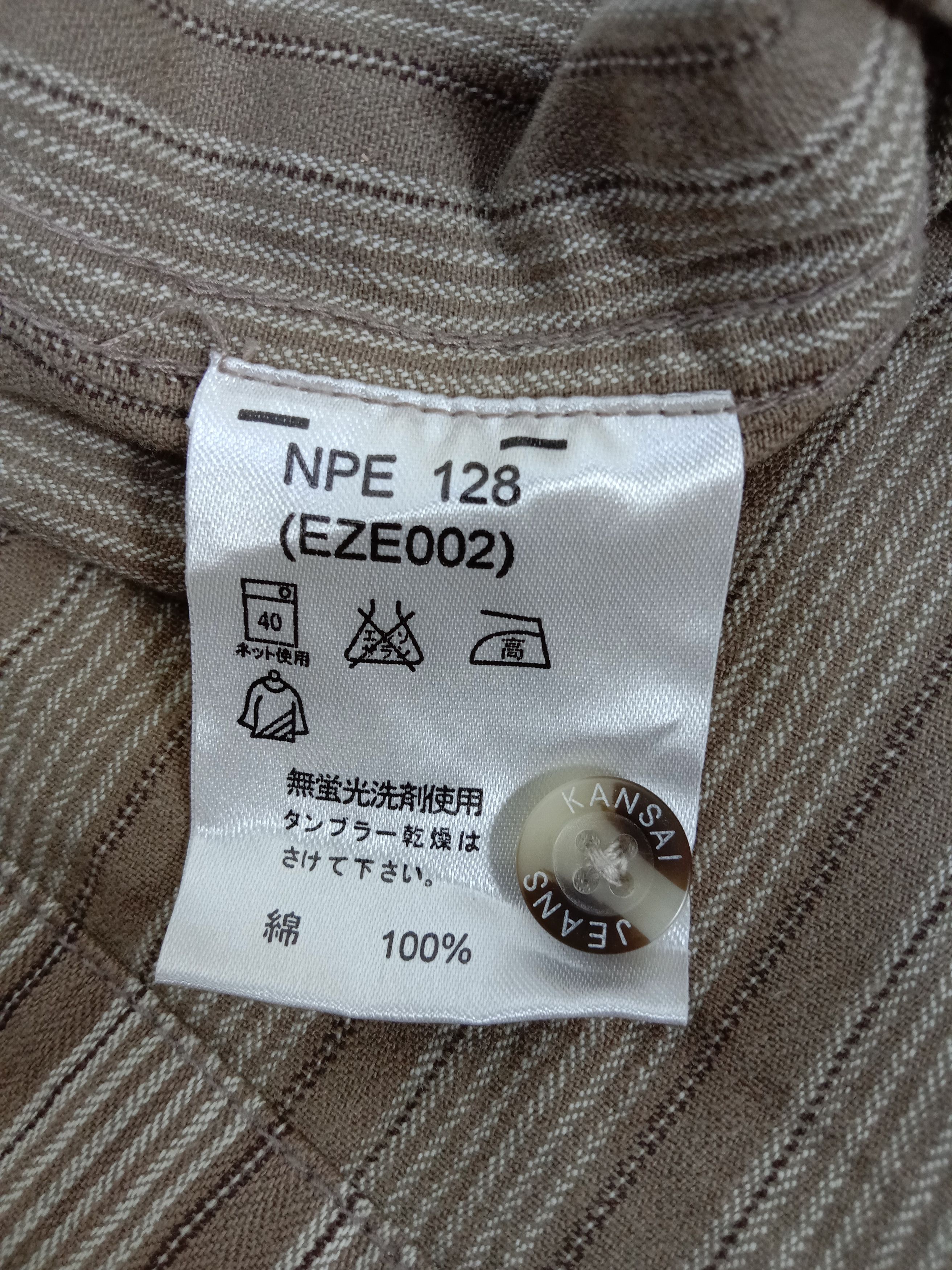 Kansai Yamamoto Kansai Yamamoto Flannel Zipper Long Sleeve Shirt Size US L / EU 52-54 / 3 - 9 Thumbnail