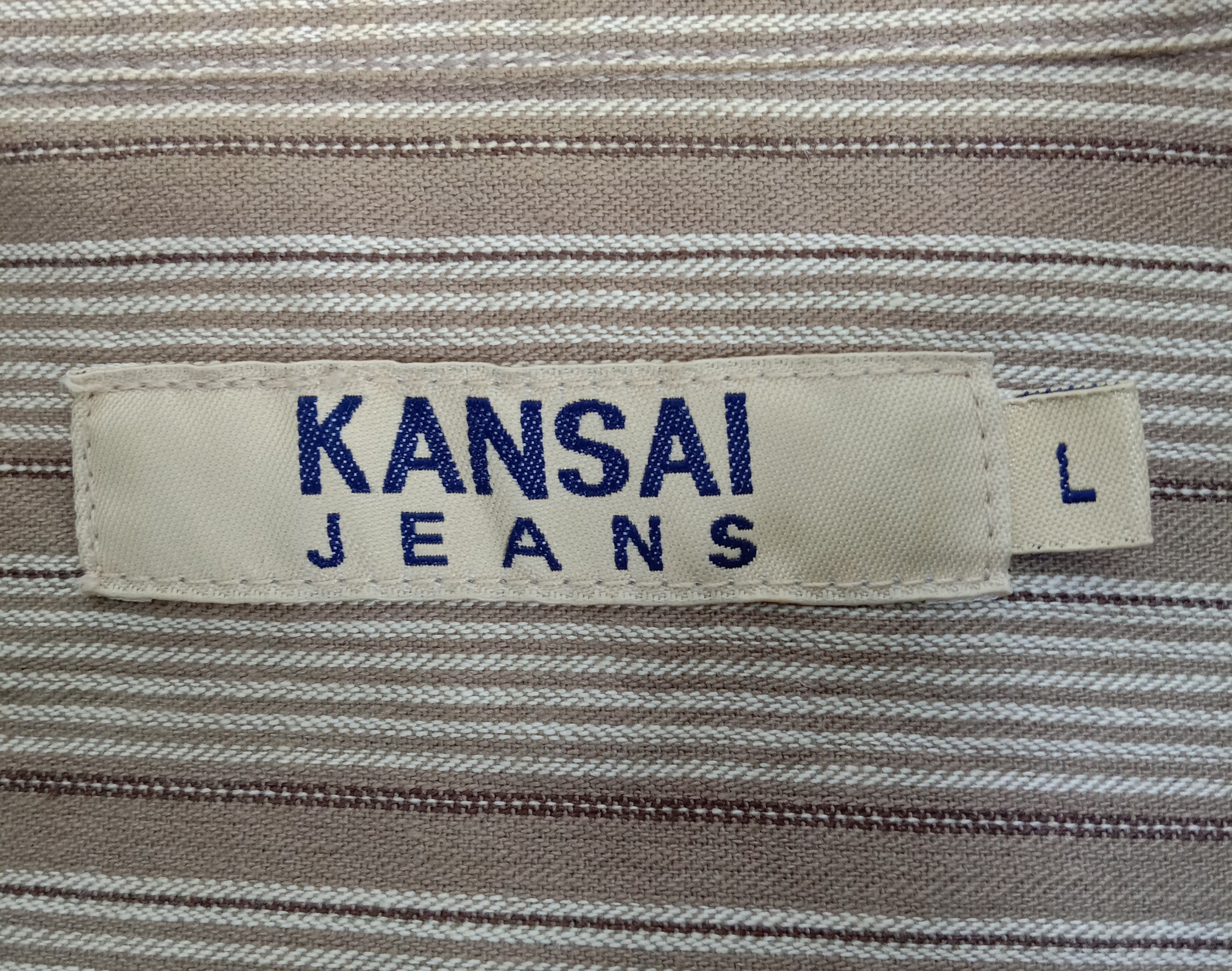 Kansai Yamamoto Kansai Yamamoto Flannel Zipper Long Sleeve Shirt Size US L / EU 52-54 / 3 - 10 Thumbnail