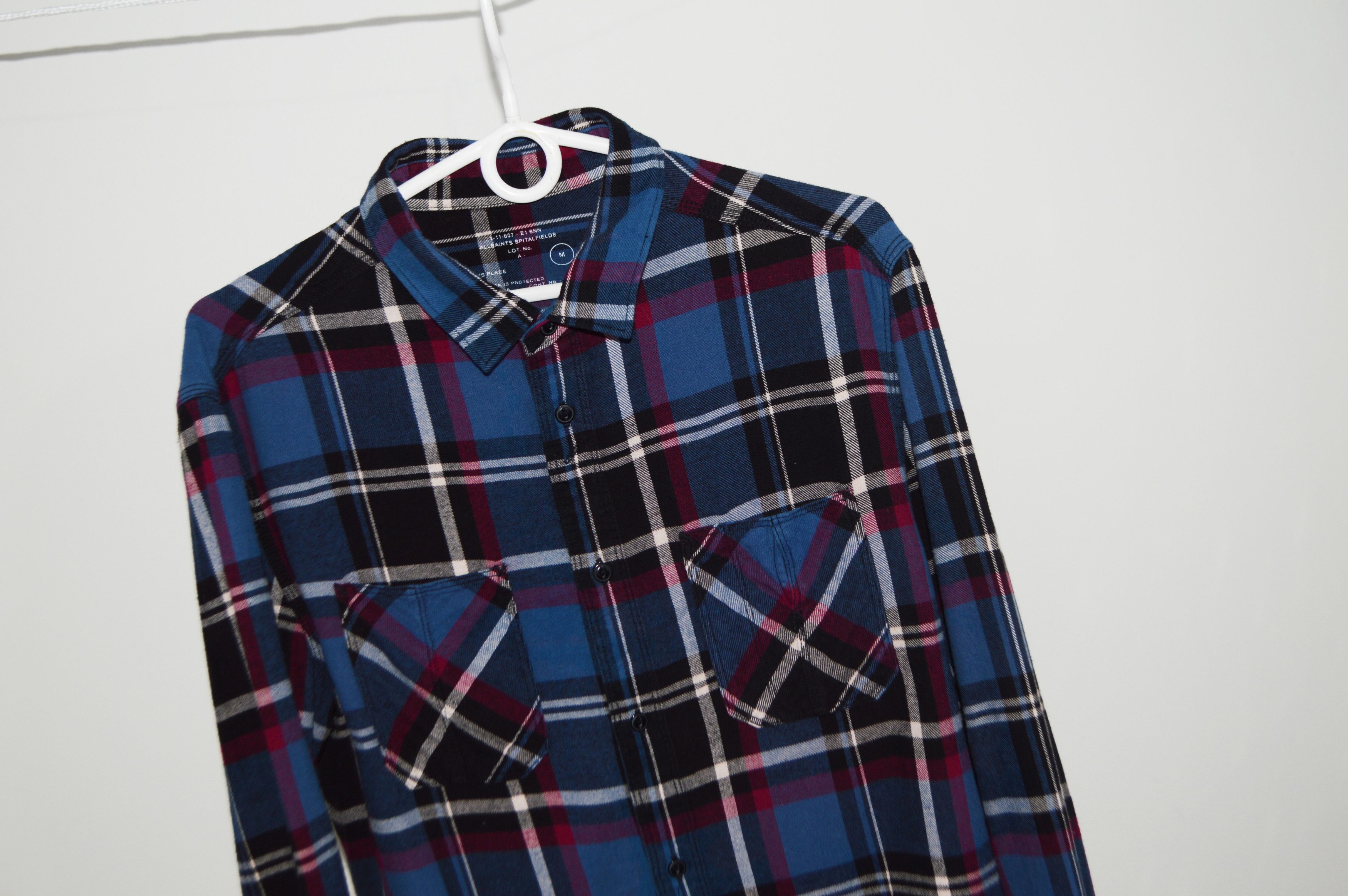 Allsaints Allsaints Restoration Checked Flannel Shirt Size M Size US M / EU 48-50 / 2 - 2 Thumbnail