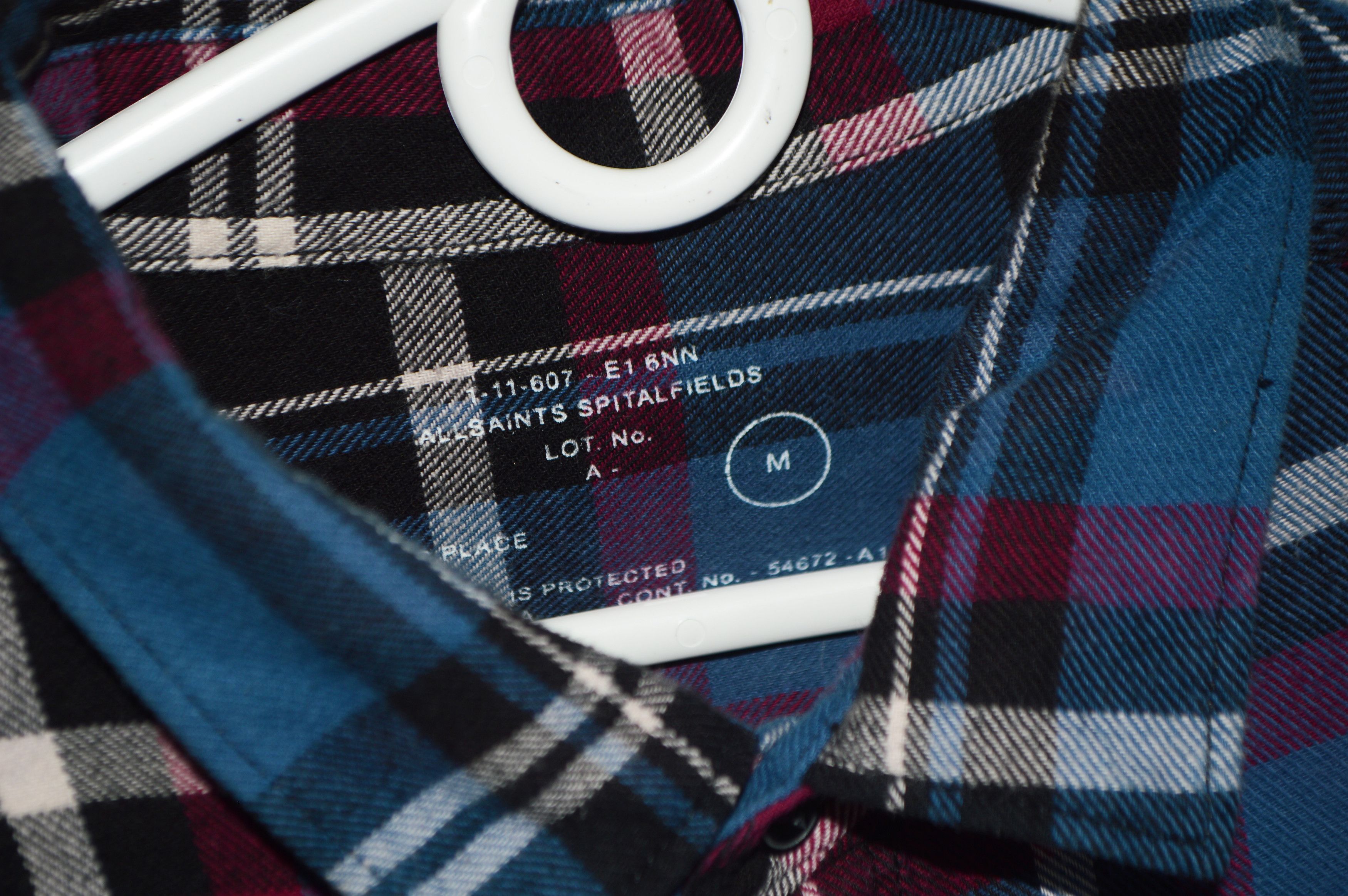 Allsaints Allsaints Restoration Checked Flannel Shirt Size M Size US M / EU 48-50 / 2 - 3 Thumbnail