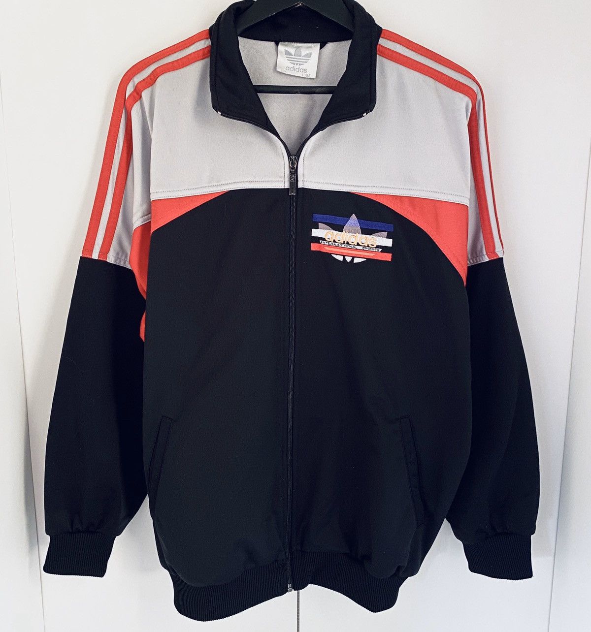 Adidas × Vintage Adidas International Sports Vintage Track Top Jacket Size US L / EU 52-54 / 3 - 2 Thumbnail