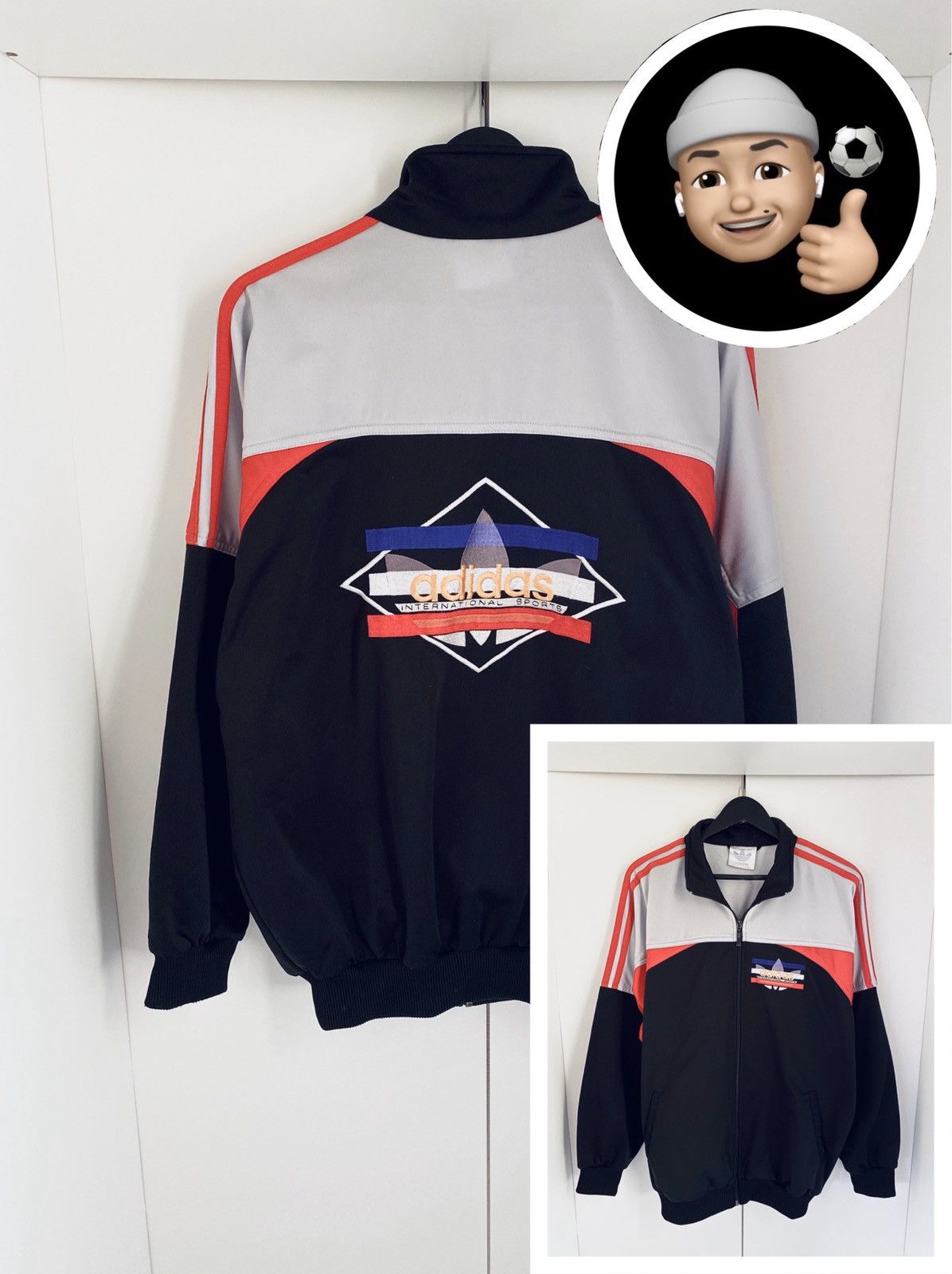 Adidas × Vintage Adidas International Sports Vintage Track Top Jacket Size US L / EU 52-54 / 3 - 1 Thumbnail