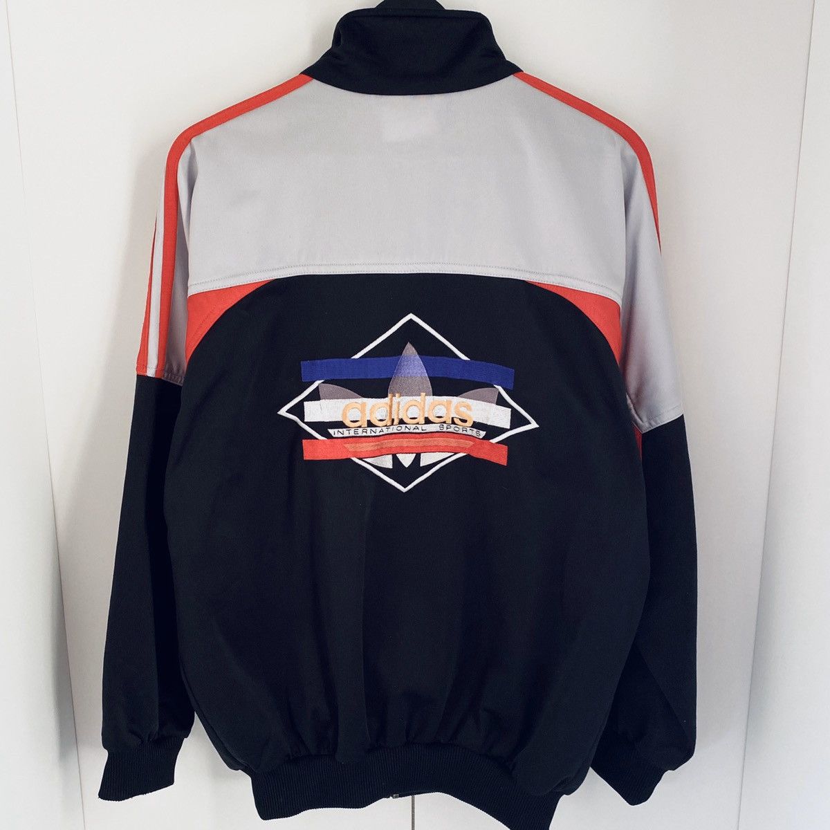 Adidas × Vintage Adidas International Sports Vintage Track Top Jacket Size US L / EU 52-54 / 3 - 3 Thumbnail