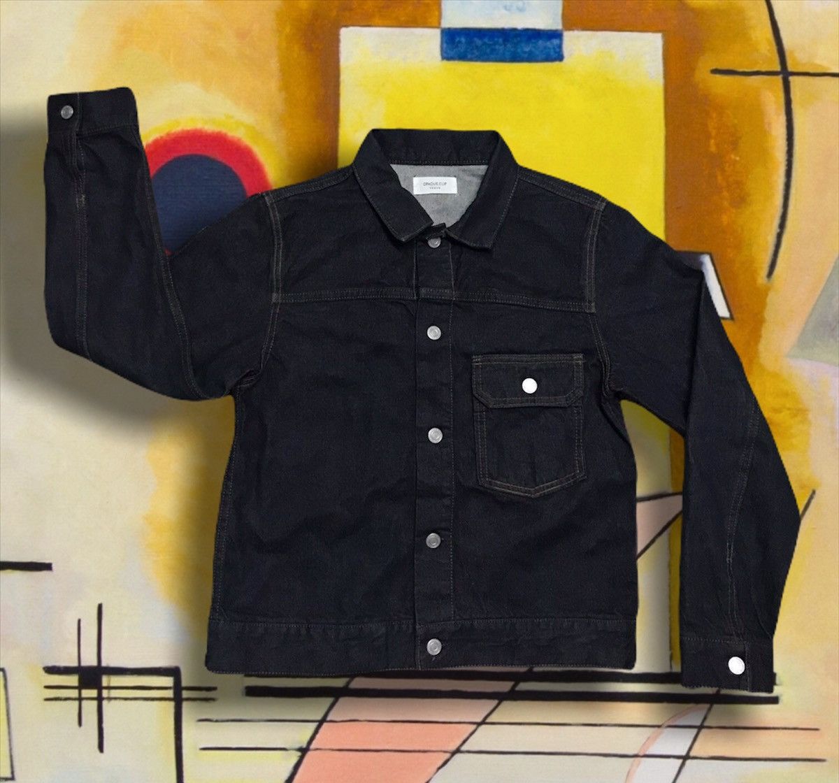 Japanese Brand Opaque.clip type 1 trucker denim jacket style by brad pitt Size US S / EU 44-46 / 1 - 1 Thumbnail