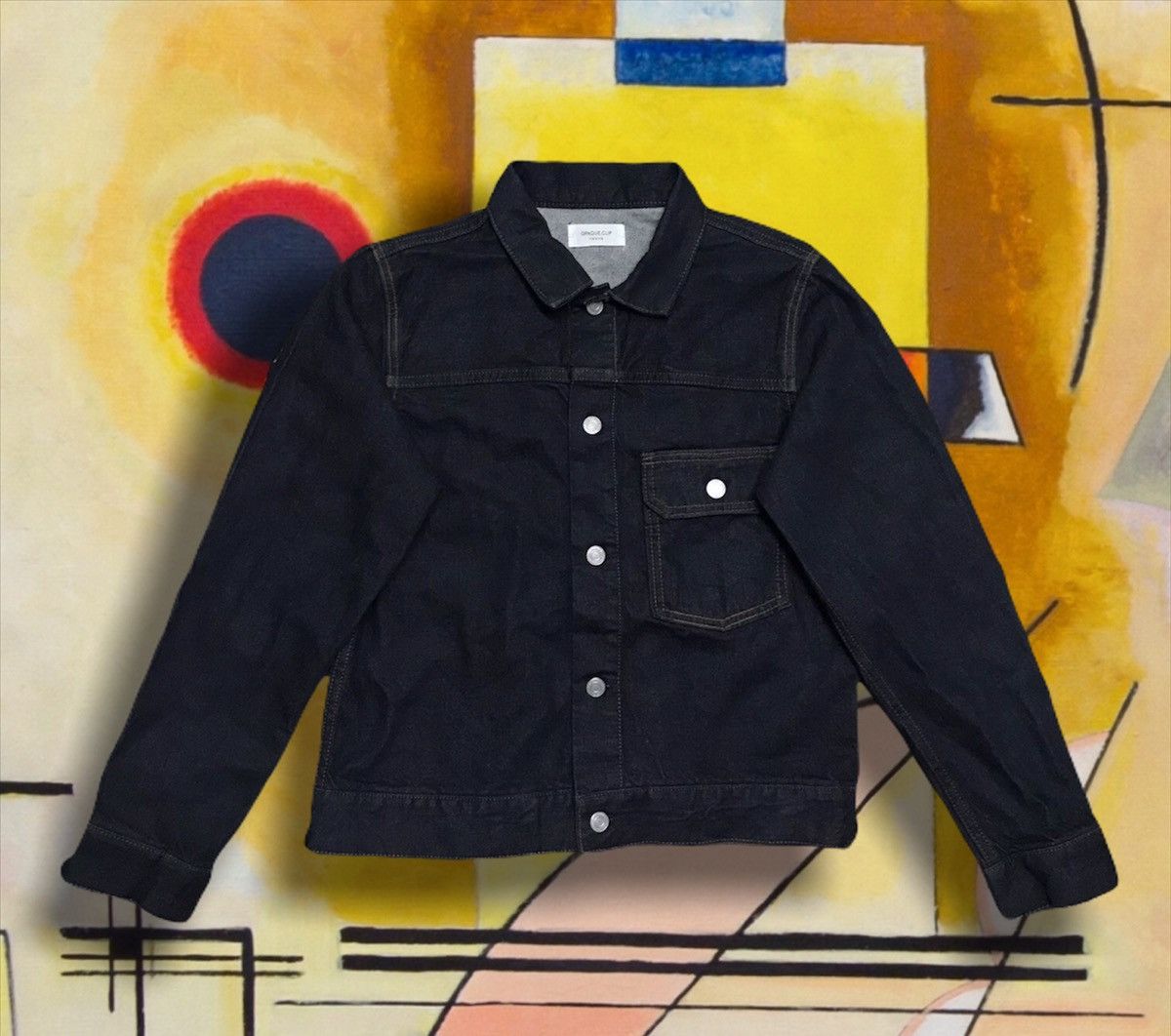 Japanese Brand Opaque.clip type 1 trucker denim jacket style by brad pitt Size US S / EU 44-46 / 1 - 6 Thumbnail
