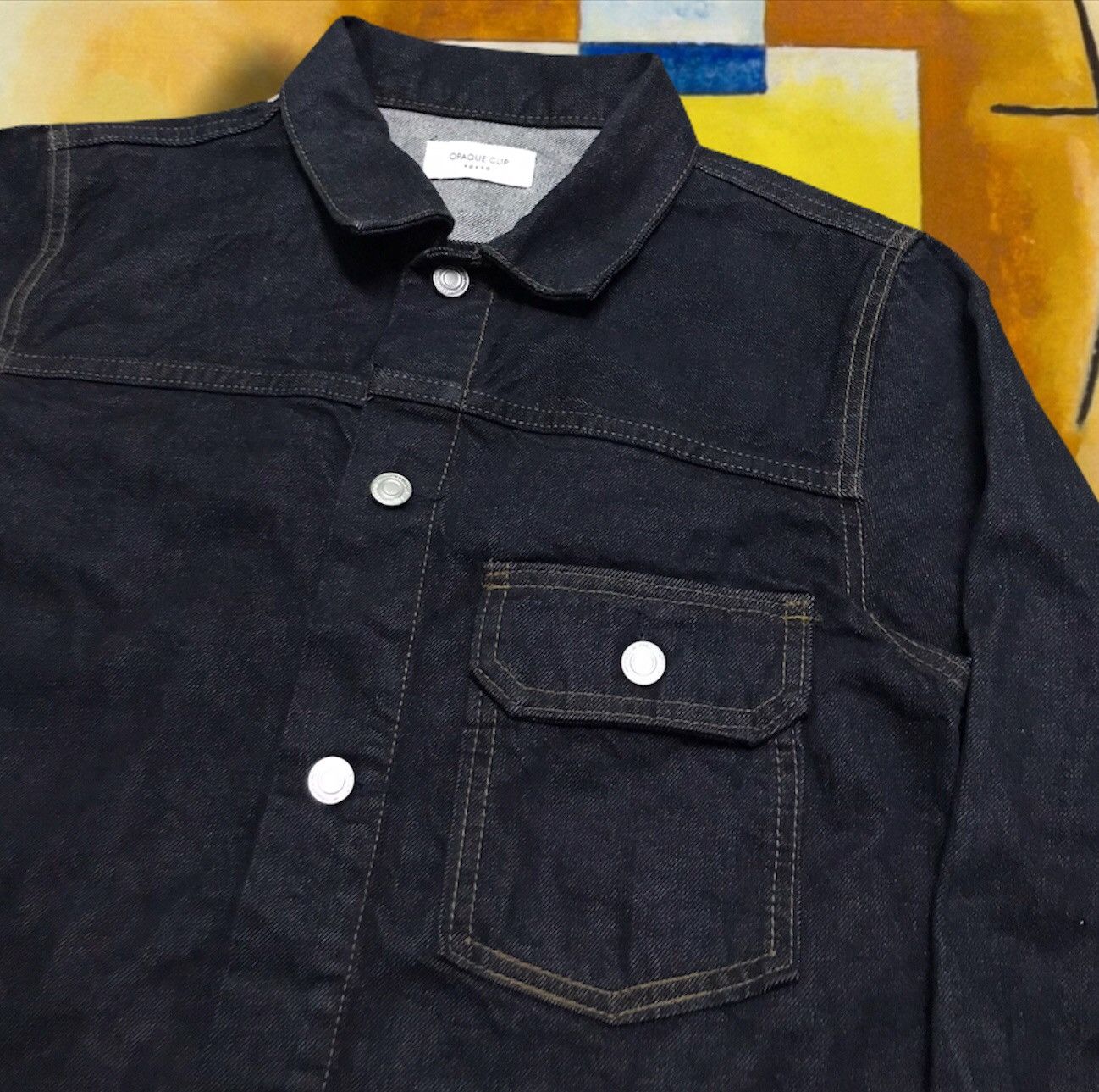 Japanese Brand Opaque.clip type 1 trucker denim jacket style by brad pitt Size US S / EU 44-46 / 1 - 5 Thumbnail