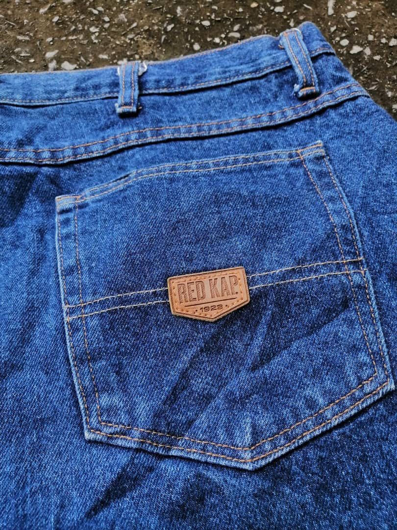 Designer Red Kap Denim Jeans Size US 40 / EU 56 - 2 Thumbnail