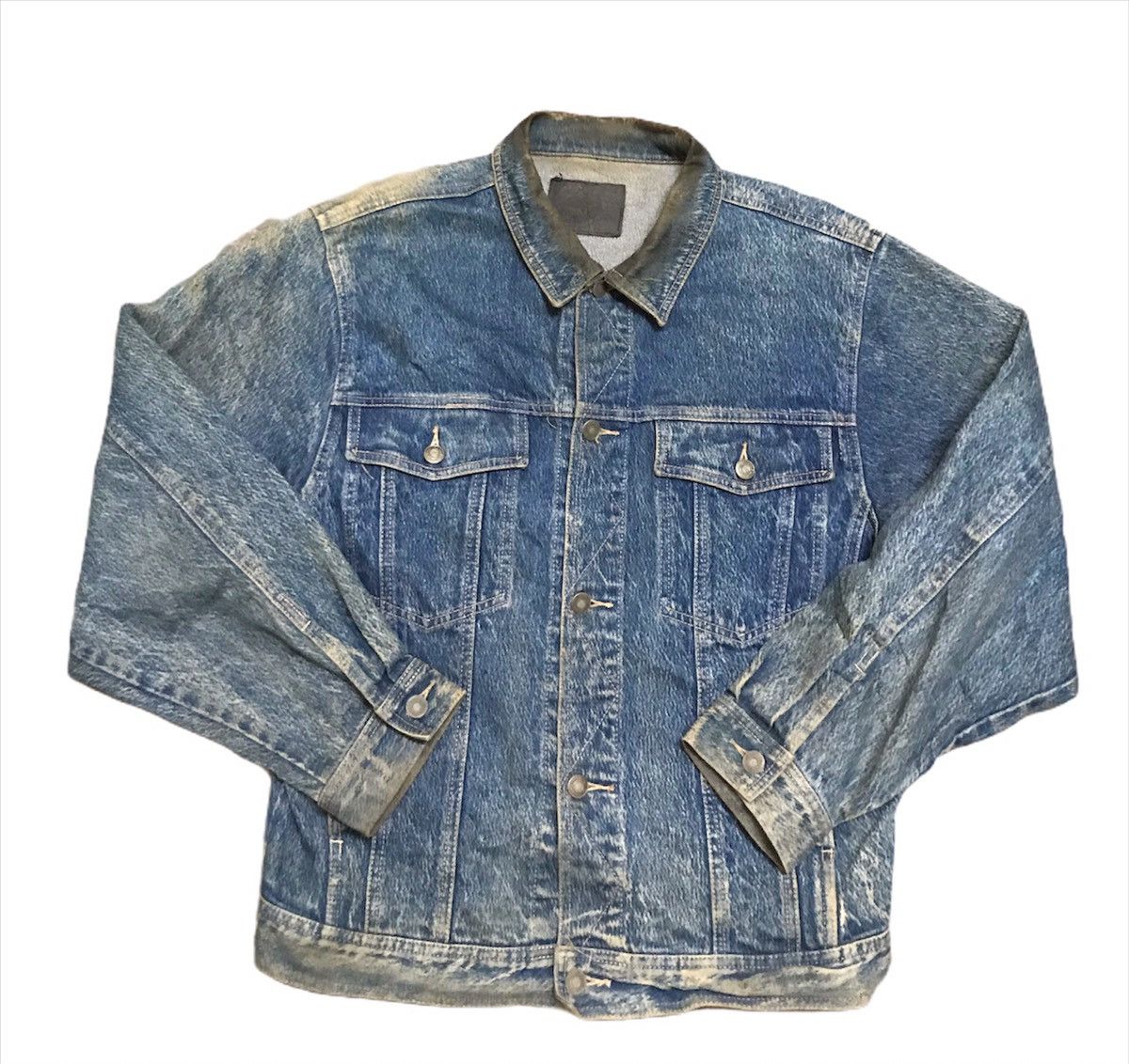 Vintage Vintage 90s trucker denim jacket Size US L / EU 52-54 / 3 - 1 Thumbnail