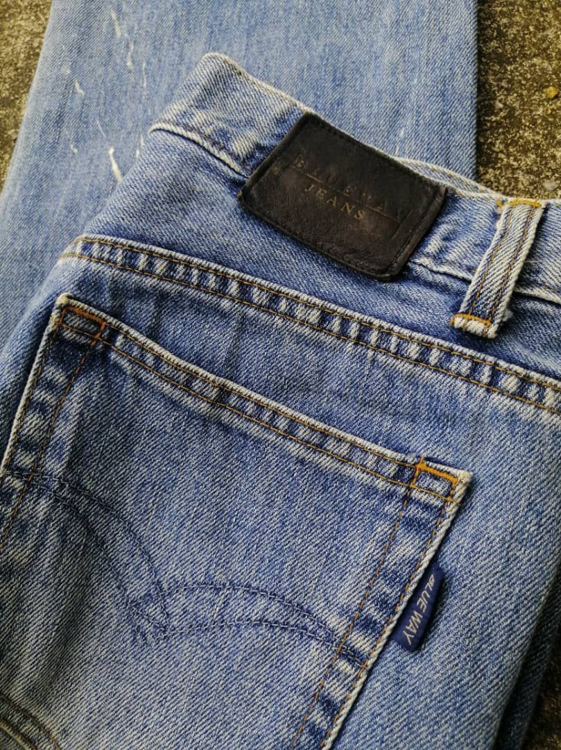 Japanese Brand Blue Way Made In Japan Paint Design Denim Jeans Size US 28 / EU 44 - 5 Thumbnail