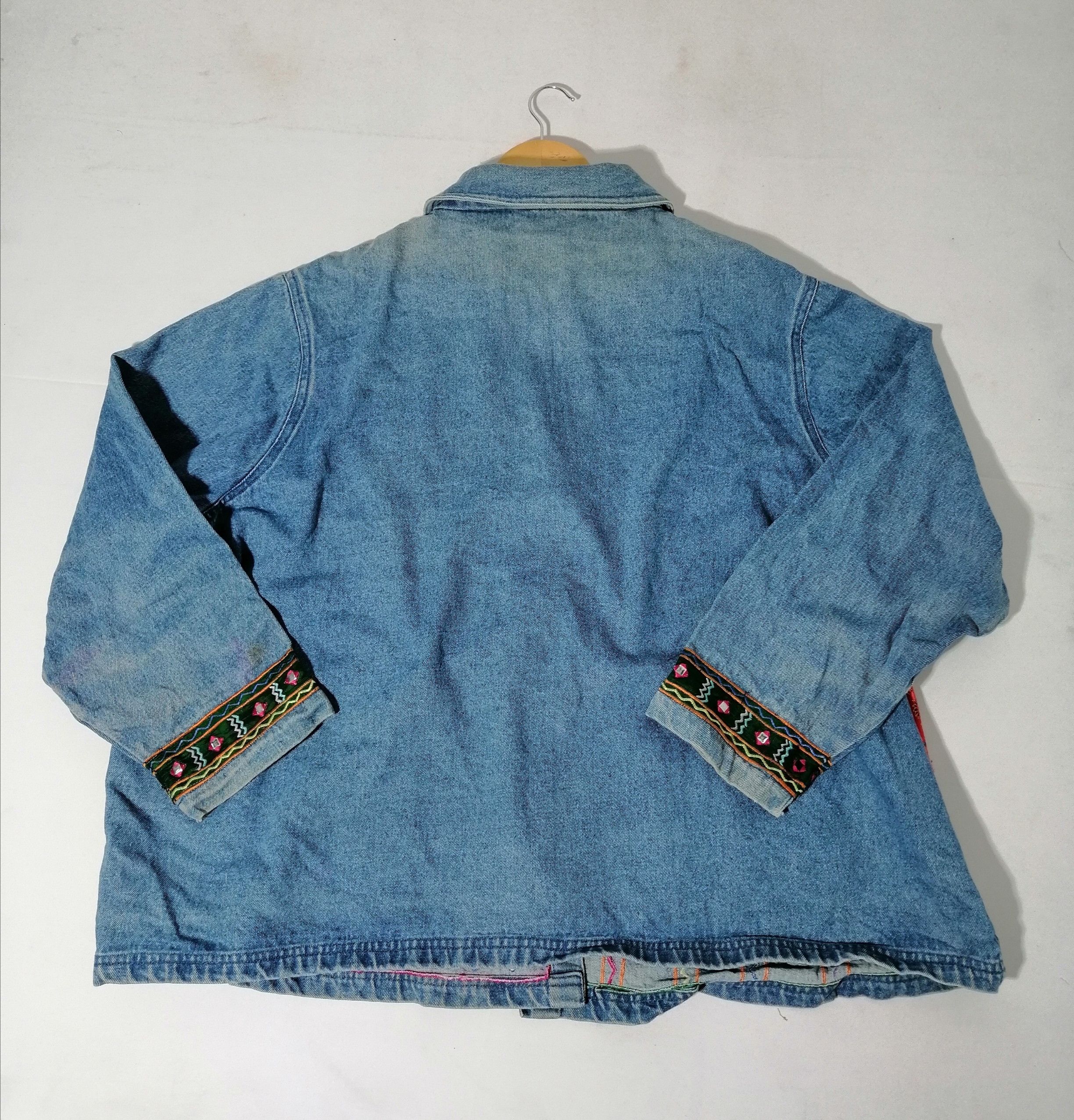 Designer Venezia Vitale Nice Design BIG SIZE Denim Jacket Size US XXL / EU 58 / 5 - 2 Thumbnail