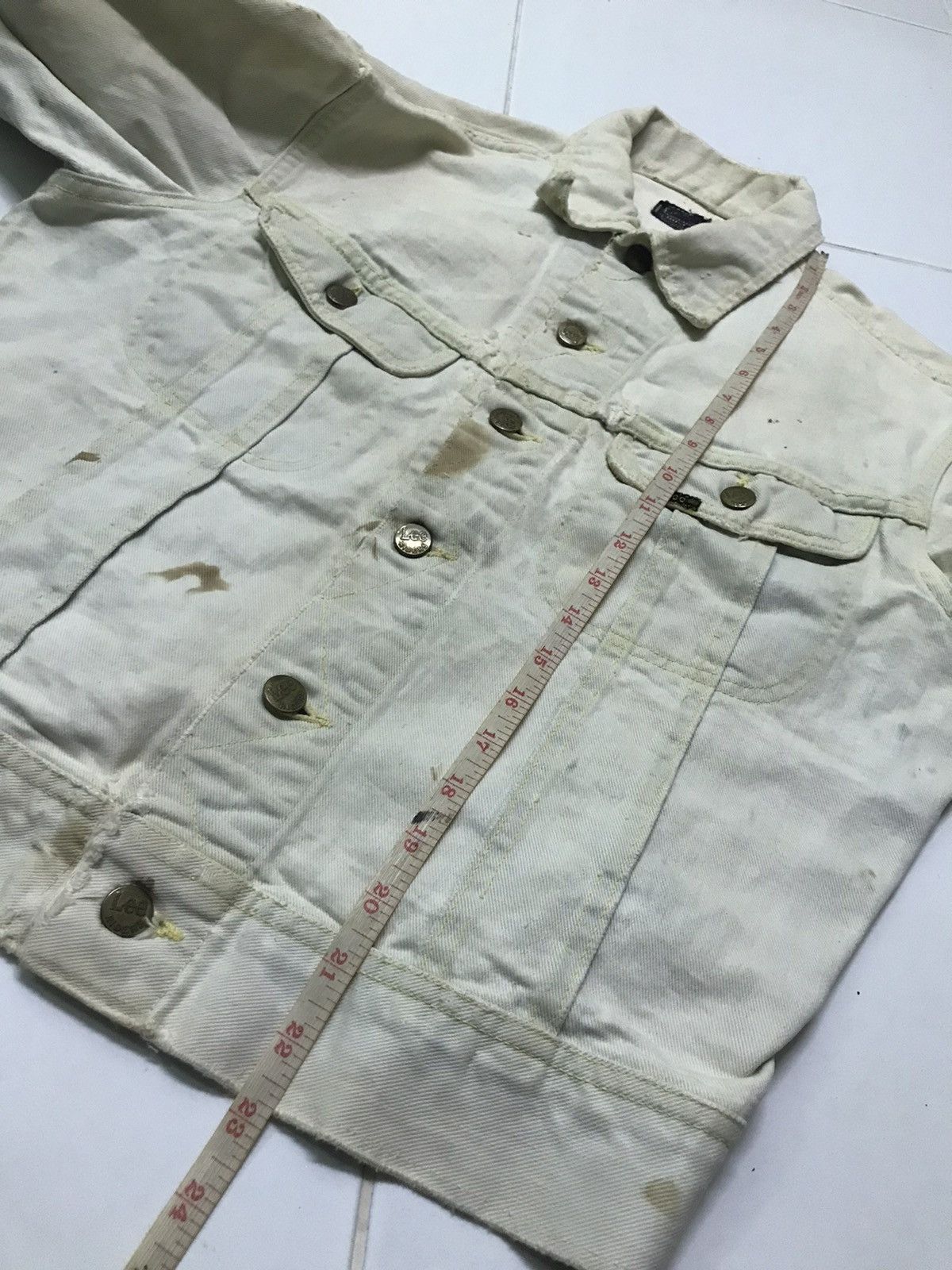 Lee Vintage 90s Lee riders trucker denim jacket Size US S / EU 44-46 / 1 - 8 Thumbnail