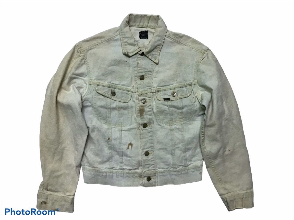Lee Vintage 90s Lee riders trucker denim jacket Size US S / EU 44-46 / 1 - 1 Thumbnail