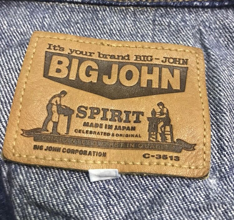 Vintage Vintage big john trucker denim jacket sleeveless Size US M / EU 48-50 / 2 - 2 Thumbnail