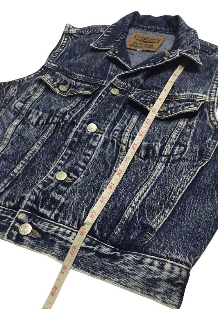 Vintage Vintage big john trucker denim jacket sleeveless Size US M / EU 48-50 / 2 - 7 Thumbnail