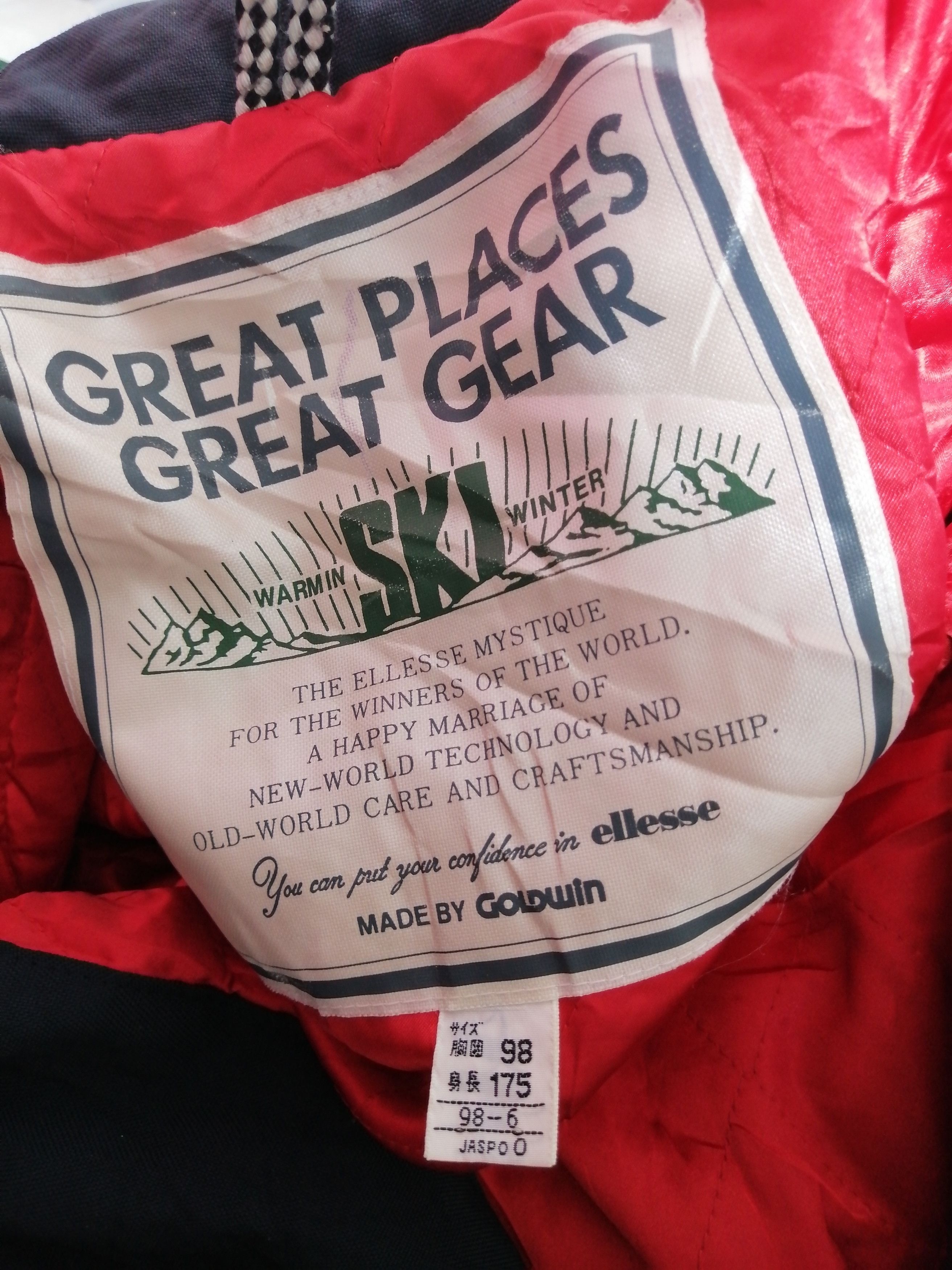 Ellesse × Goldwin Vintage Ellesse Ski Jacket Size US L / EU 52-54 / 3 - 8 Thumbnail