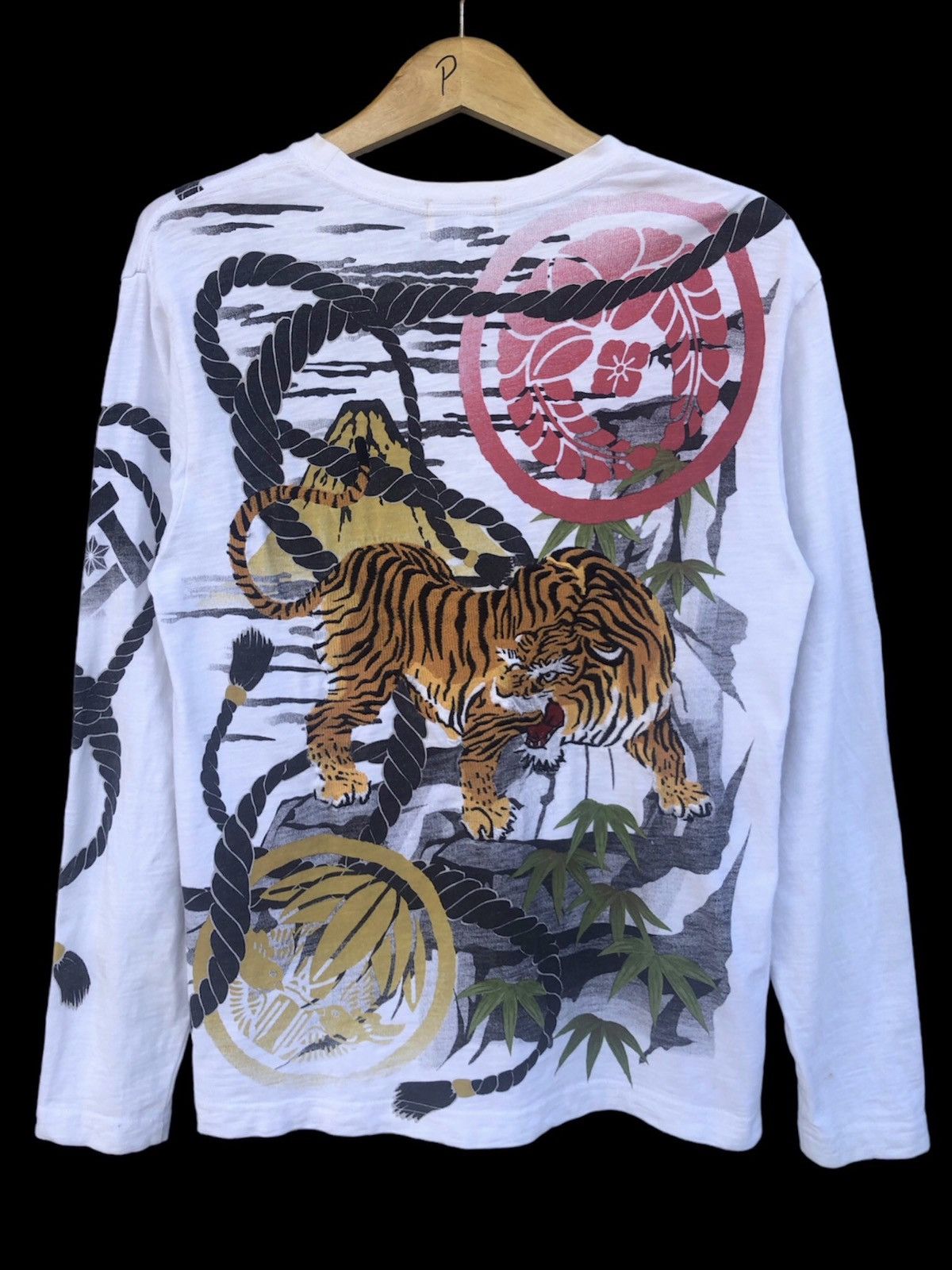 Beauty Beast Japanese Brand Tradition TIger Embroidered Long Sleeve Size US M / EU 48-50 / 2 - 1 Thumbnail