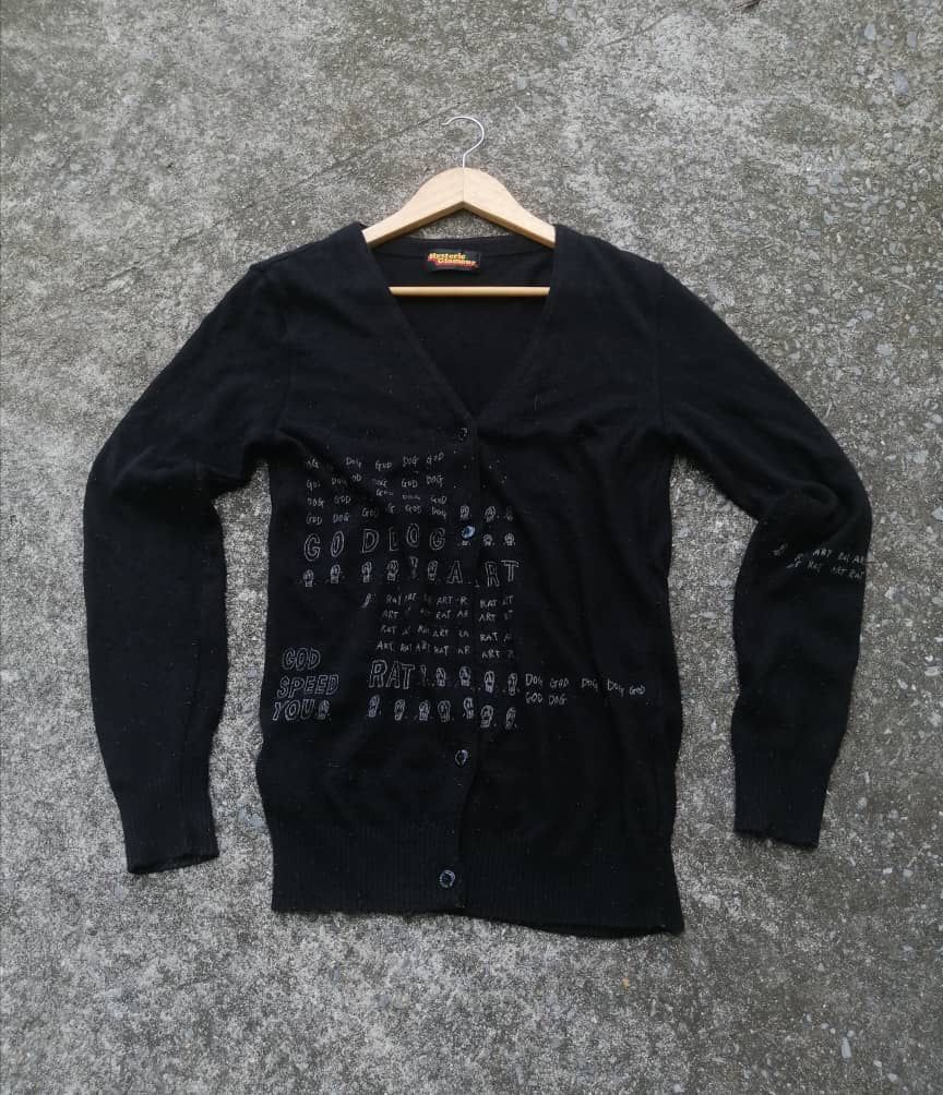 Homespun Knitwear × Hysteric Glamour Hysteric Glamour Made In Japan Cardigan Size S / US 4 / IT 40 - 1 Thumbnail