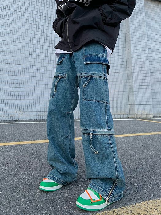 Vintage utility baggy skate hiphop cargo pants Grailed