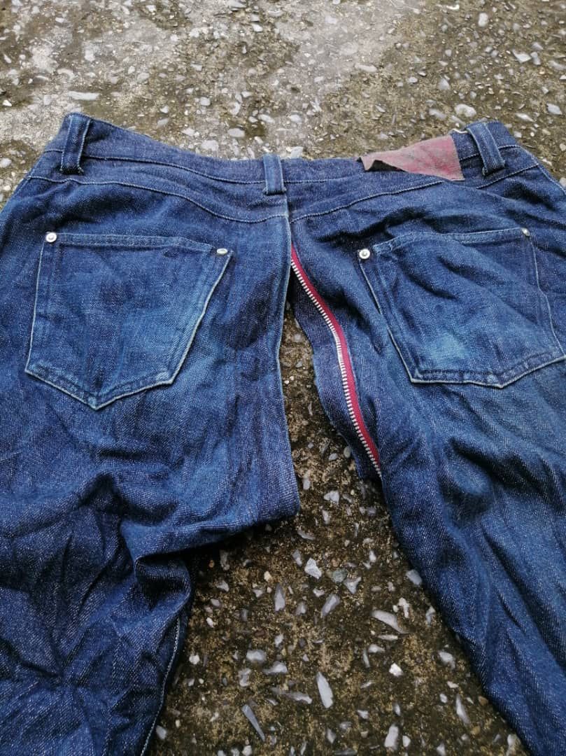 Japanese Brand × No Future No Future Full Rise Zipper Selvedge Denim Jeans Size US 28 / EU 44 - 7 Thumbnail